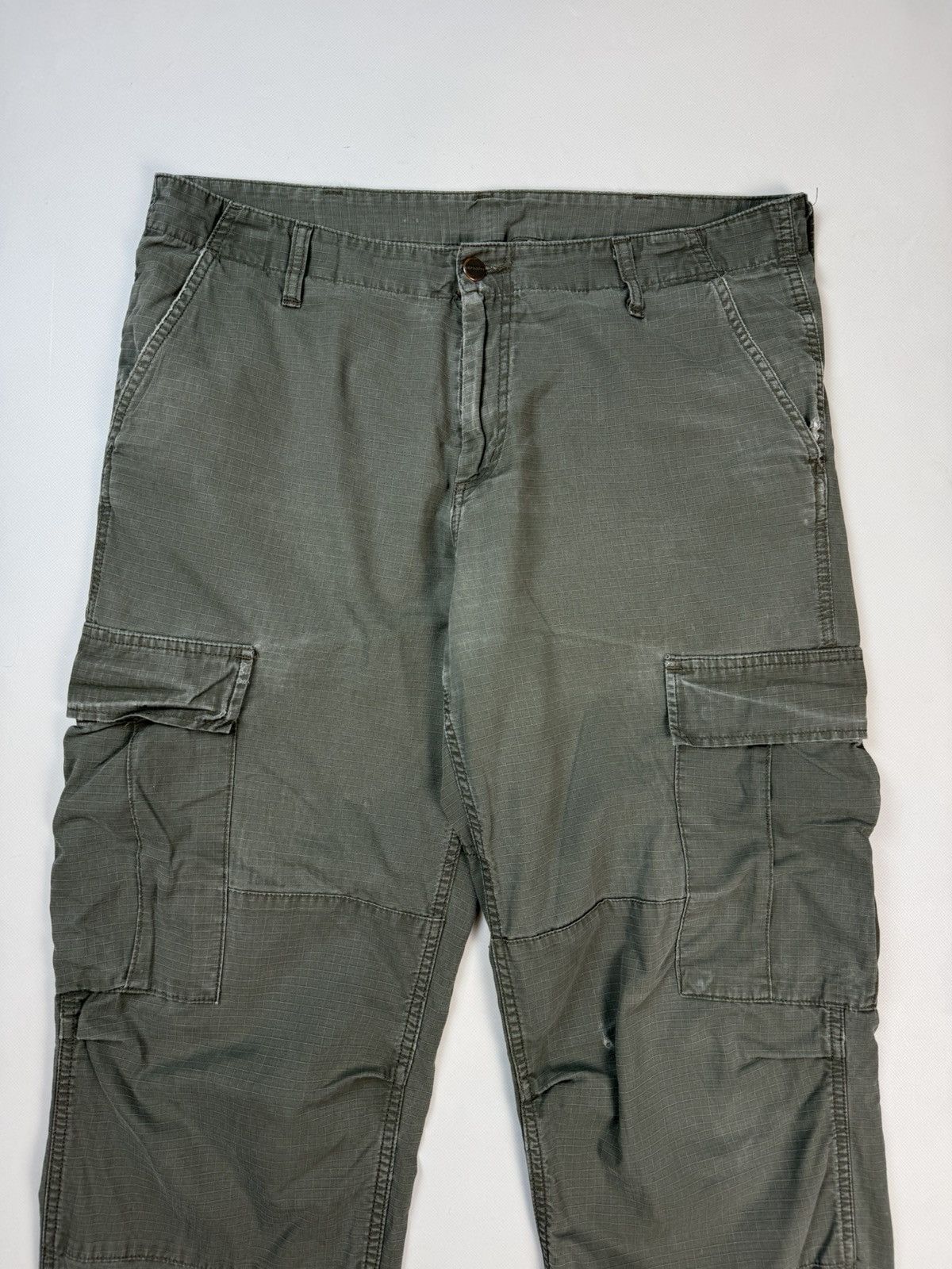 Carhartt Carhartt Vintage Work Regular Cargo Pants Trousers Distress Size US 36 / EU 52 - 14 Thumbnail