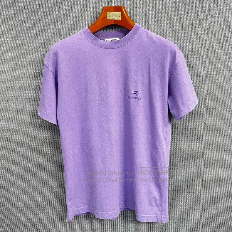 Balenciaga Balenciaga Logo Lettering Printed Short Sleeve T-Shirt Loo Size US S / EU 44-46 / 1 - 1 Thumbnail