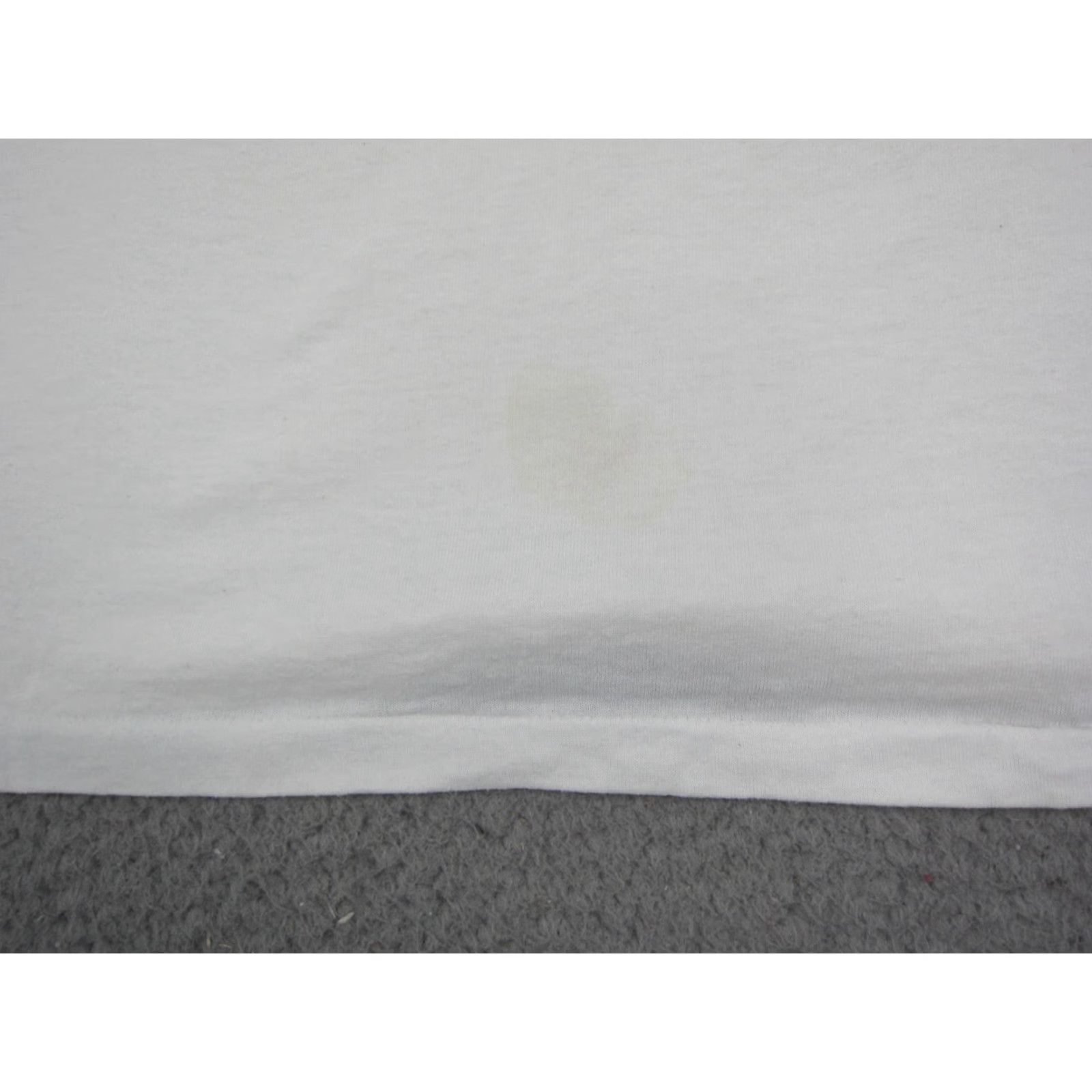 Hanes Vintage Hanes Shirt XL White Crew Neck Short Sleeve USA 90s Classic School T-Shirt Mens Regular Fit Cotton Polyester Knit Single Stitch Size US XL / EU 56 / 4 - 5 Thumbnail