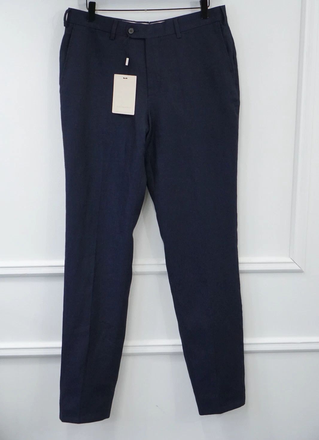 Suitsupply Men Suitsupply Pants Navy Blue Wool Brescia Size UK/US36 Size 36R - 1 Thumbnail
