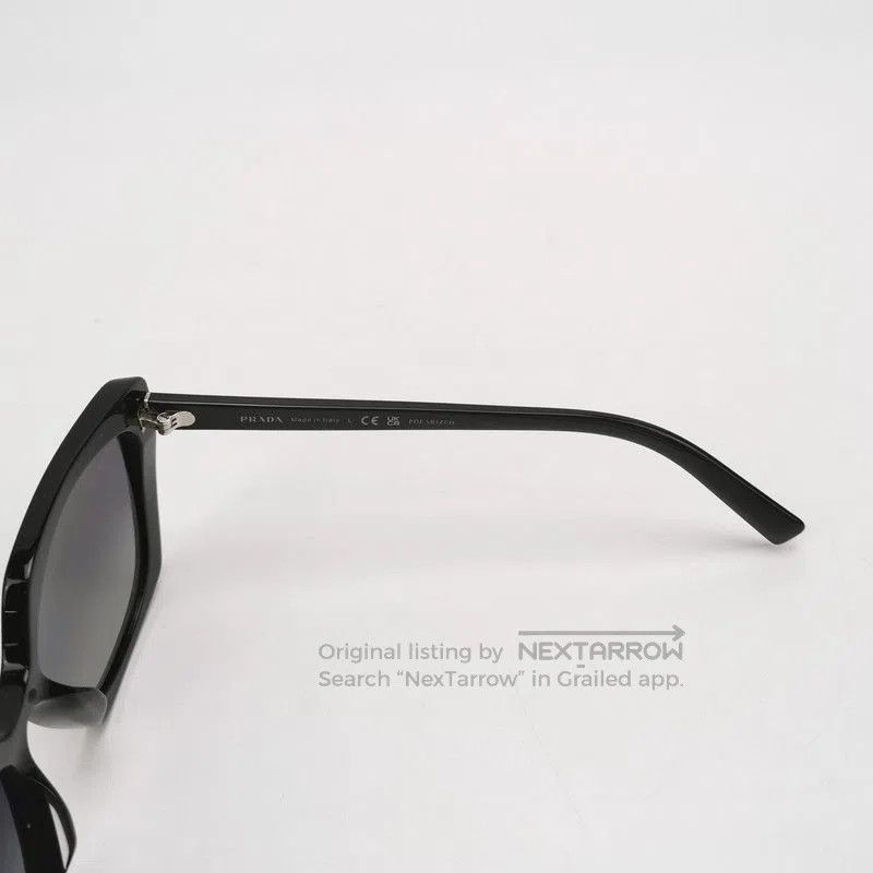 Prada Prada Logo Frame Cat-Eye Sunglasses. Size ONE SIZE - 5 Thumbnail