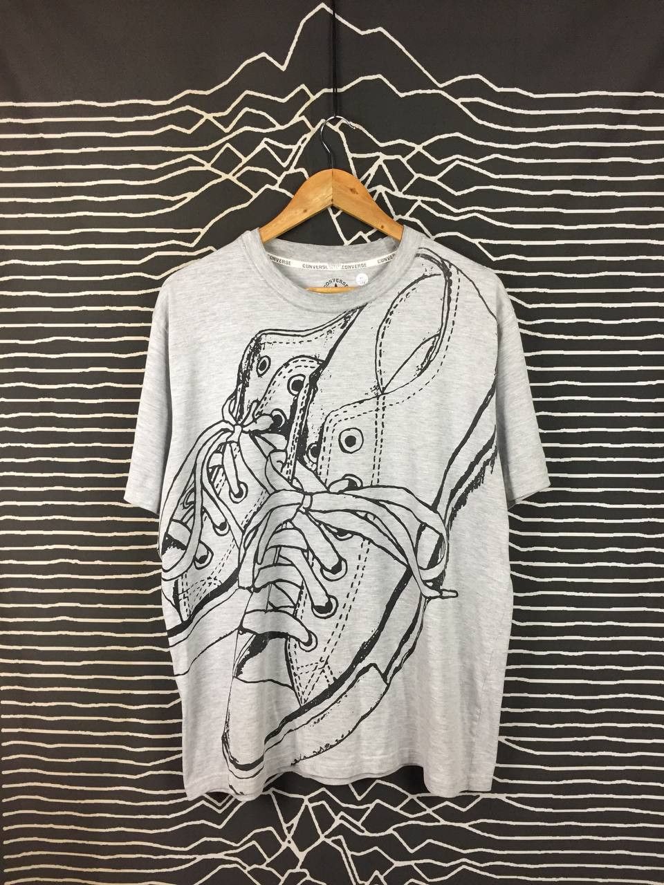Converse Vtg Converse All Star Sneaker Sketch Graphic Tee Size US XL / EU 56 / 4 - 2 Thumbnail