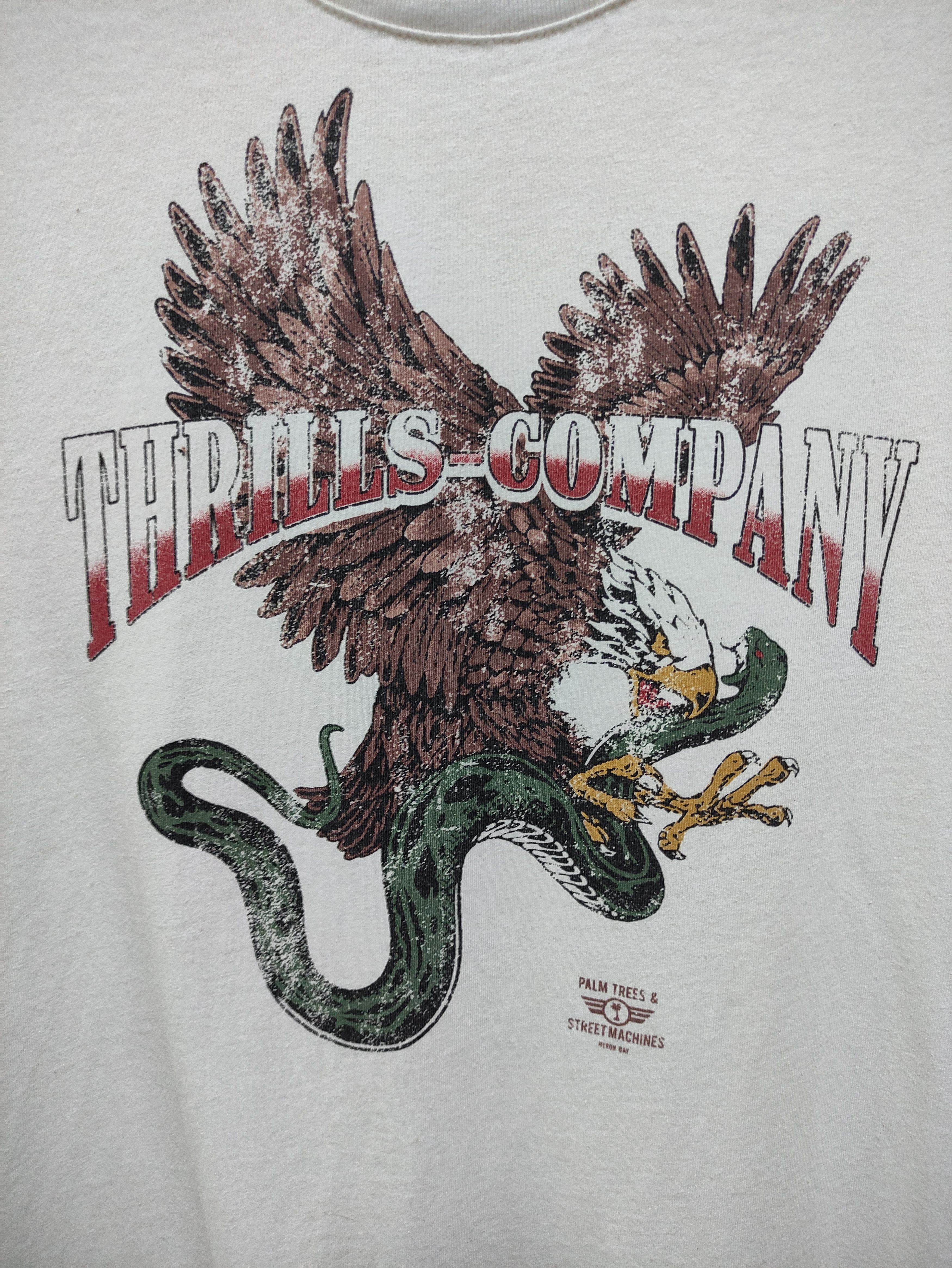 THRILLS THRILLS COMPANY snake & eagle graphics tee Size US L / EU 52-54 / 3 - 3 Thumbnail