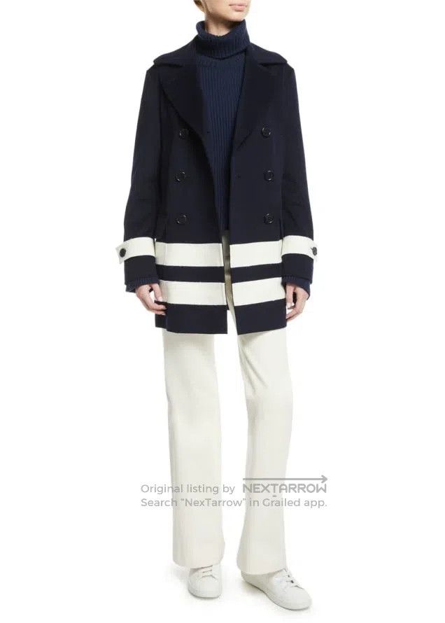 Loro Piana Loro Piana Navy wool coat Size S / US 4 / IT 40 - 2 Thumbnail
