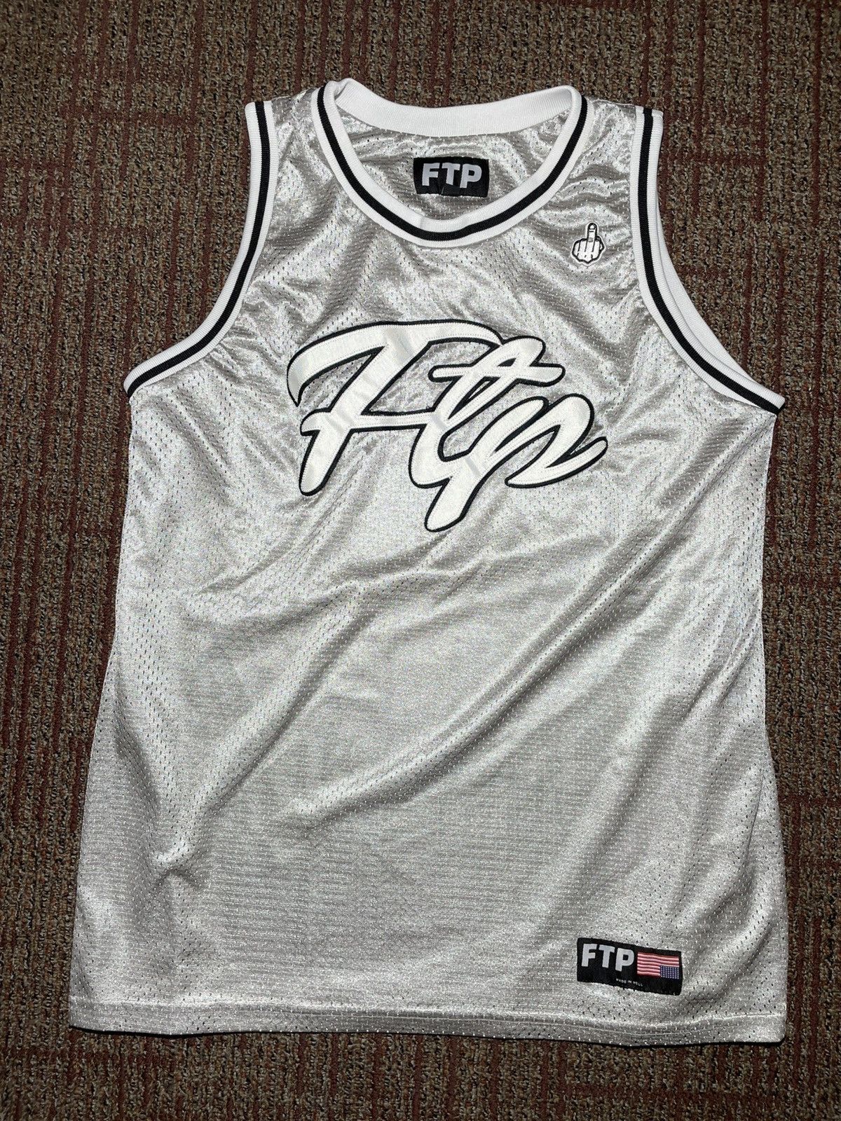 Fuck The Population FTP Basketball Jersey (Medium) Size US M / EU 48-50 / 2 - 1 Thumbnail