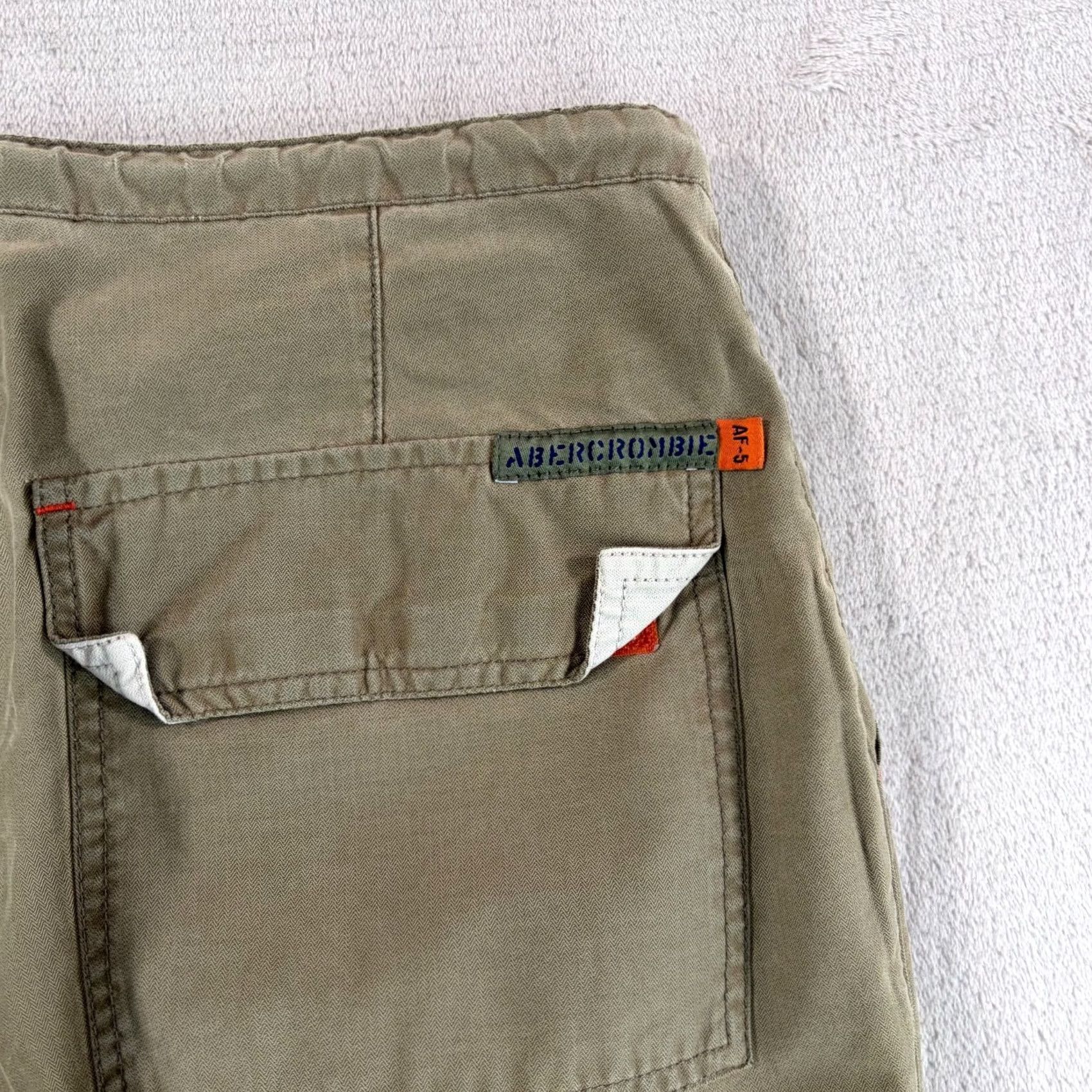 Abercrombie & Fitch Vintage ABERCROMBIE & FITCH AF-5 Cargo Tactical Pants in Army Green Women 2 Size 26" / US 2 / IT 38 - 5 Thumbnail