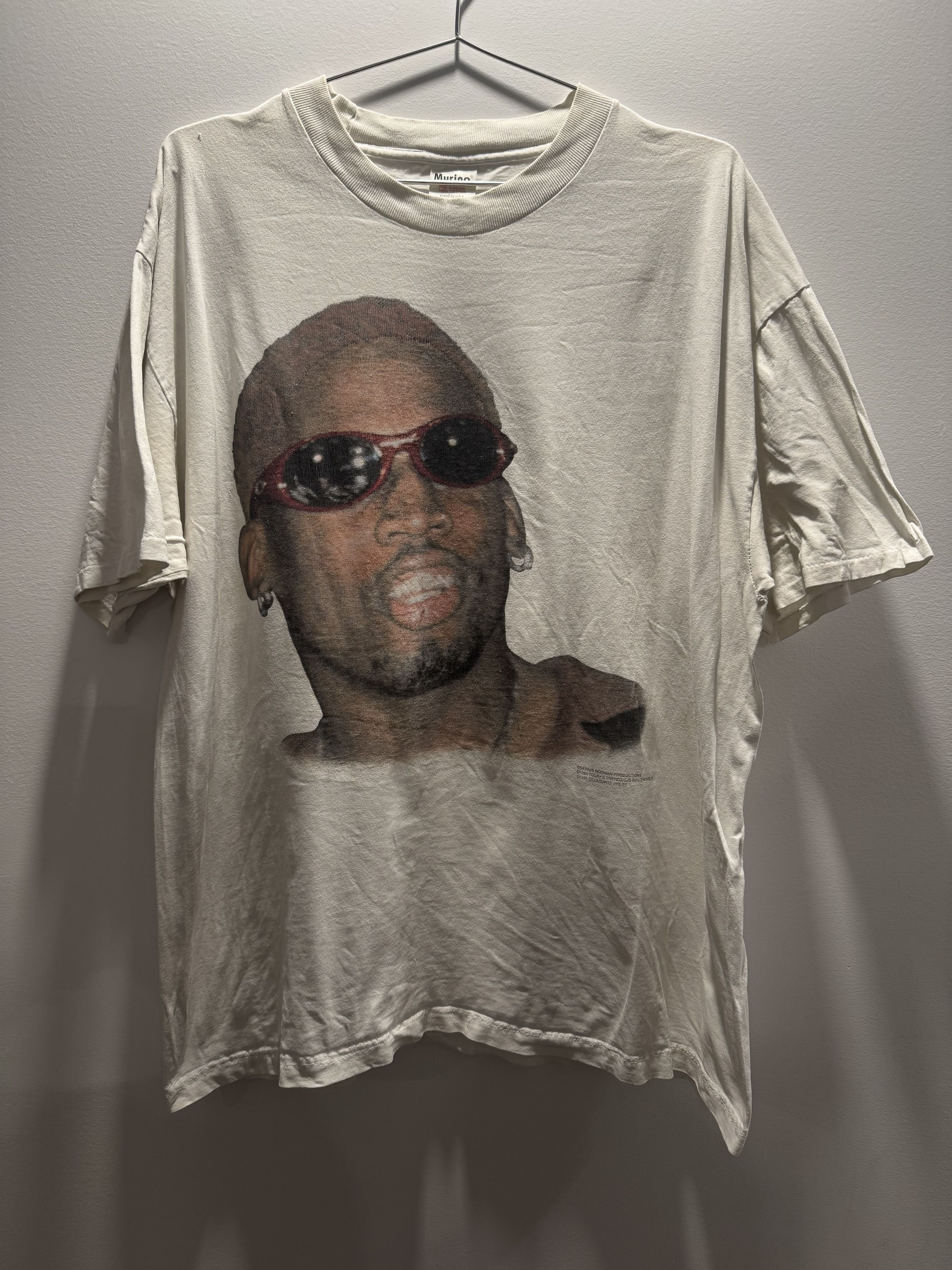 Vintage Vintage Dennis Rodman 1996 Red Glasses Grail Size US XL / EU 56 / 4 - 1 Thumbnail