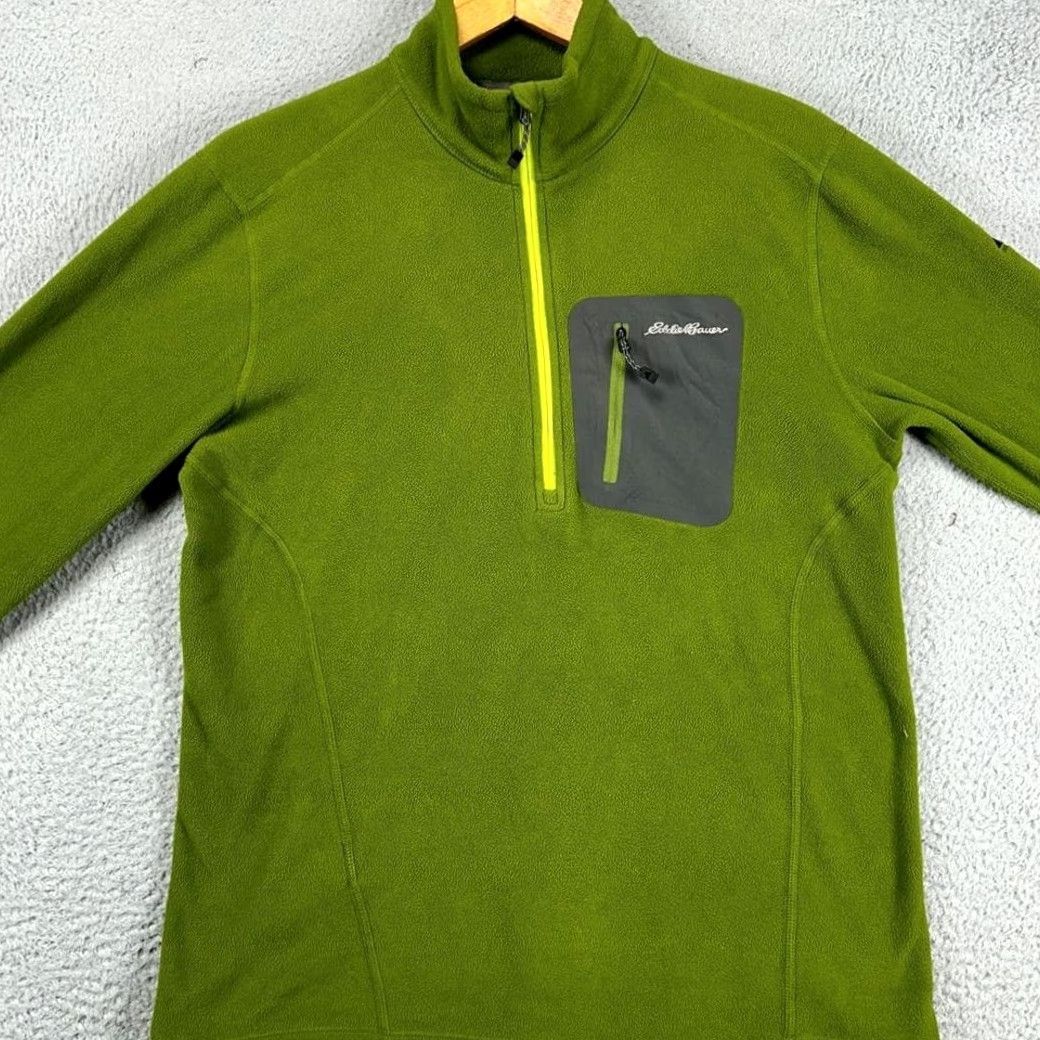 Eddie Bauer VINTAGE Eddie Bauer First Ascent Sweater Mens Medium Green Polartec Half Zip Long Sleeve Size US M / EU 48-50 / 2 - 4 Thumbnail