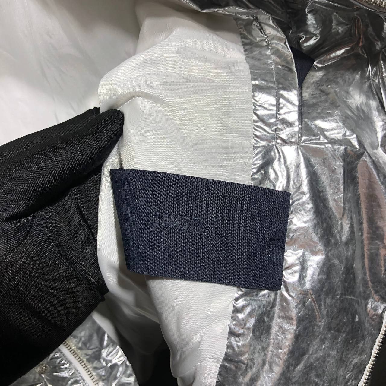 Juun.J Juun.J Silver Foil Bomber jacket Size US M / EU 48-50 / 2 - 17 Thumbnail