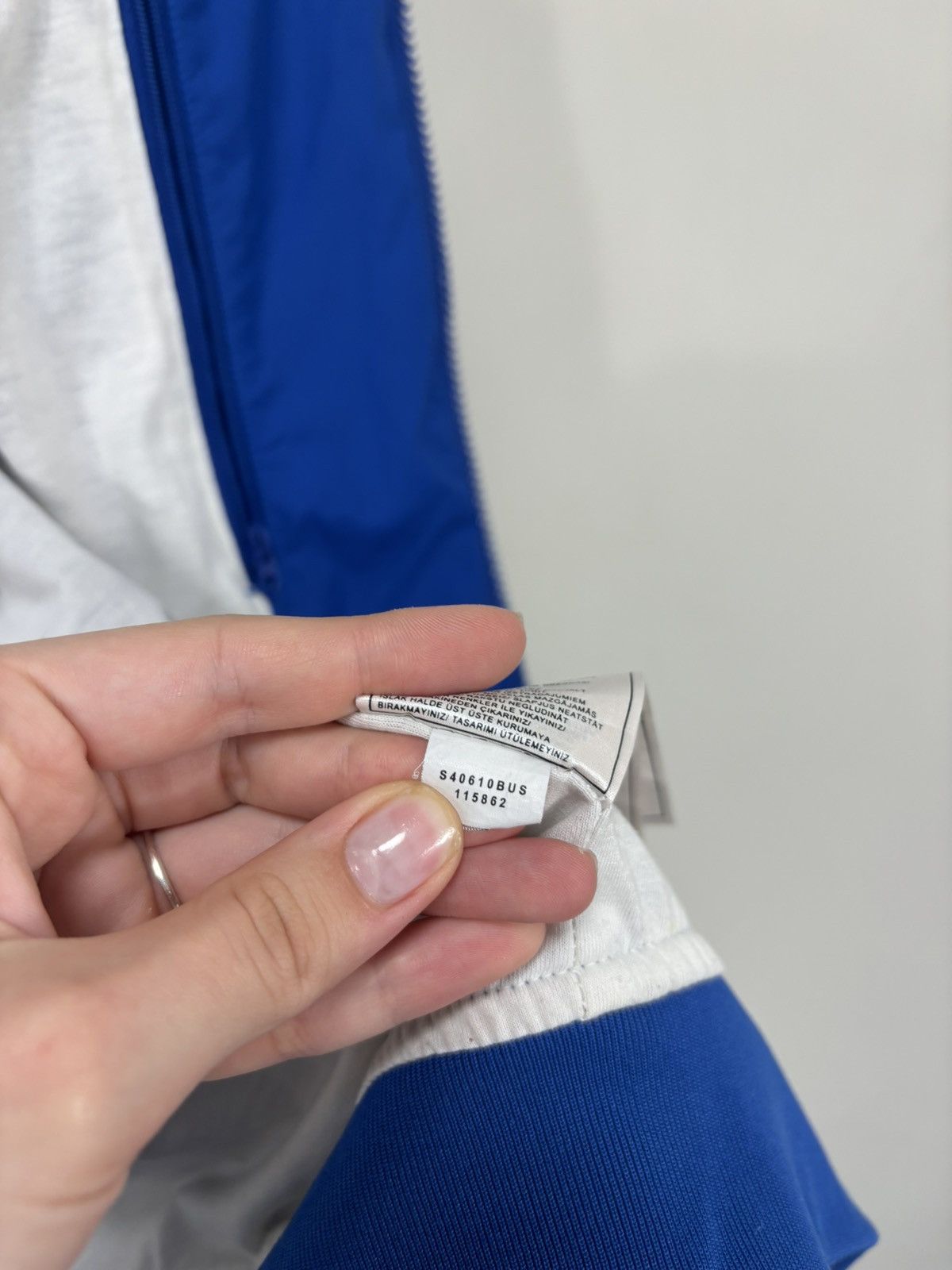 Nike Vintage Nike Y2K Blue Retro Hype Full Zip Track Jacket Size US L / EU 52-54 / 3 - 13 Thumbnail