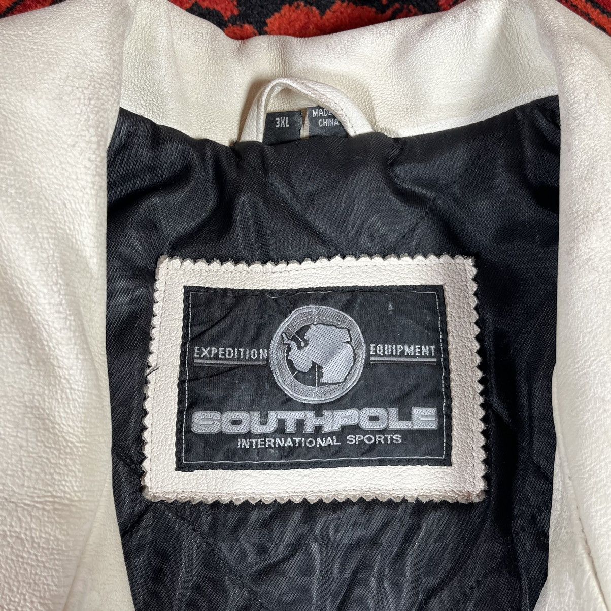 Southpole Vintage 90s Streetwear Y2K Sk8 Rare Southpole leather jacket Size US XXL / EU 58 / 5 - 9 Thumbnail