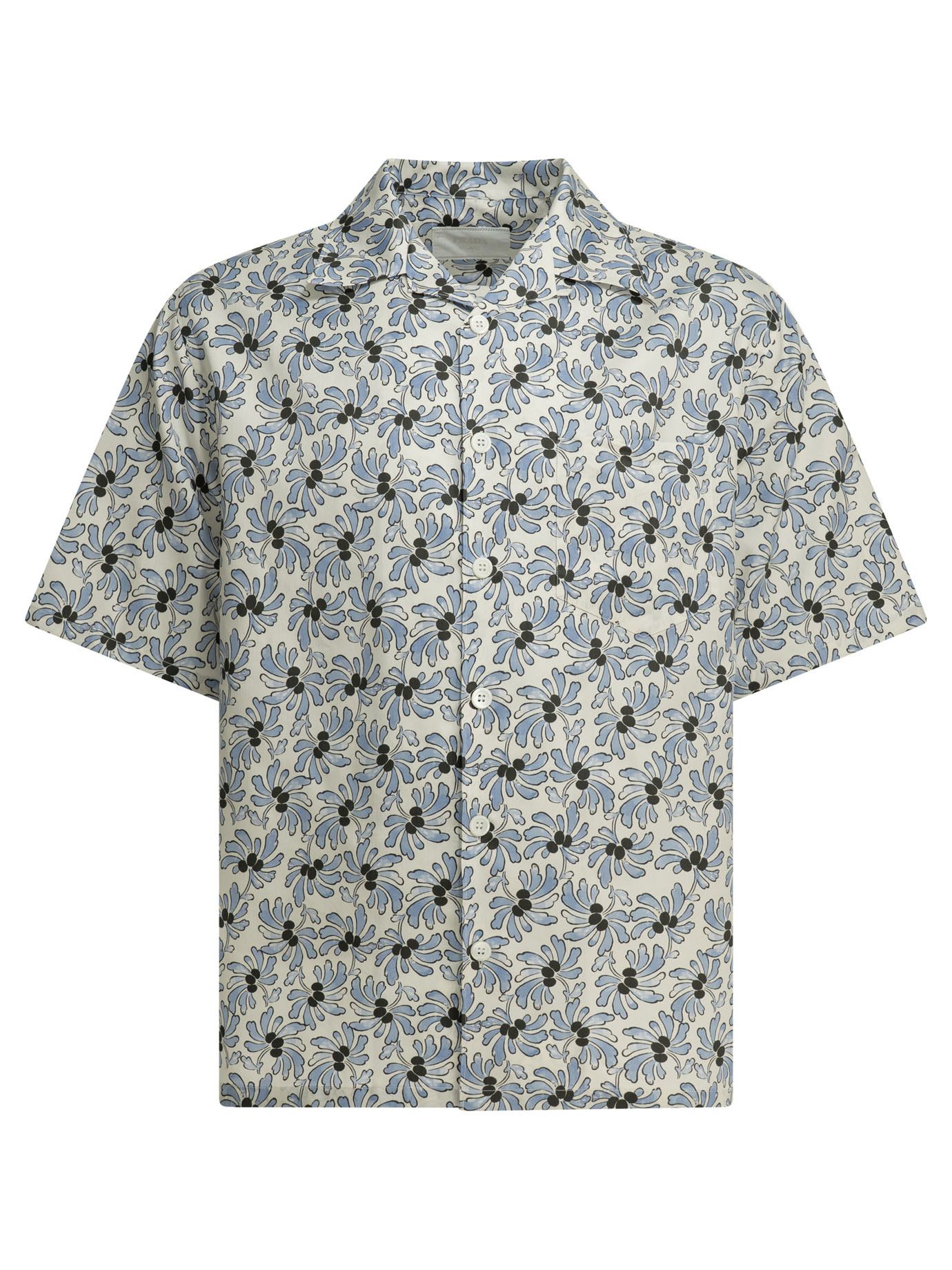 Prada Prada Casual Floral Shirt tag size M Men - USA Duties Paid Size US M / EU 48-50 / 2 - 1 Thumbnail