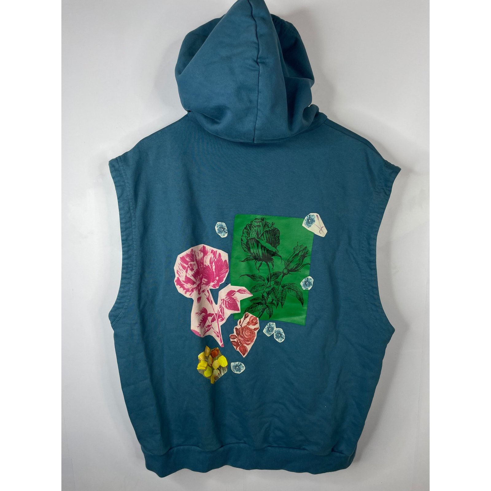 Marni Marni Blue Flower Sleeveless Hoodie Size US L / EU 52-54 / 3 - 2 Thumbnail