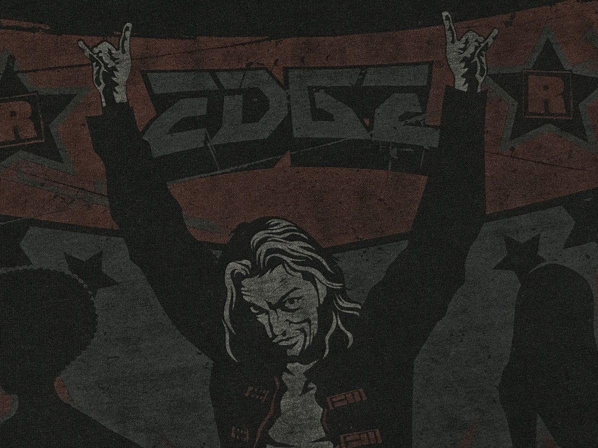 Vintage Vintage EDGE Superstar WWE Wrestling T Shirt Size US XL / EU 56 / 4 - 7 Thumbnail