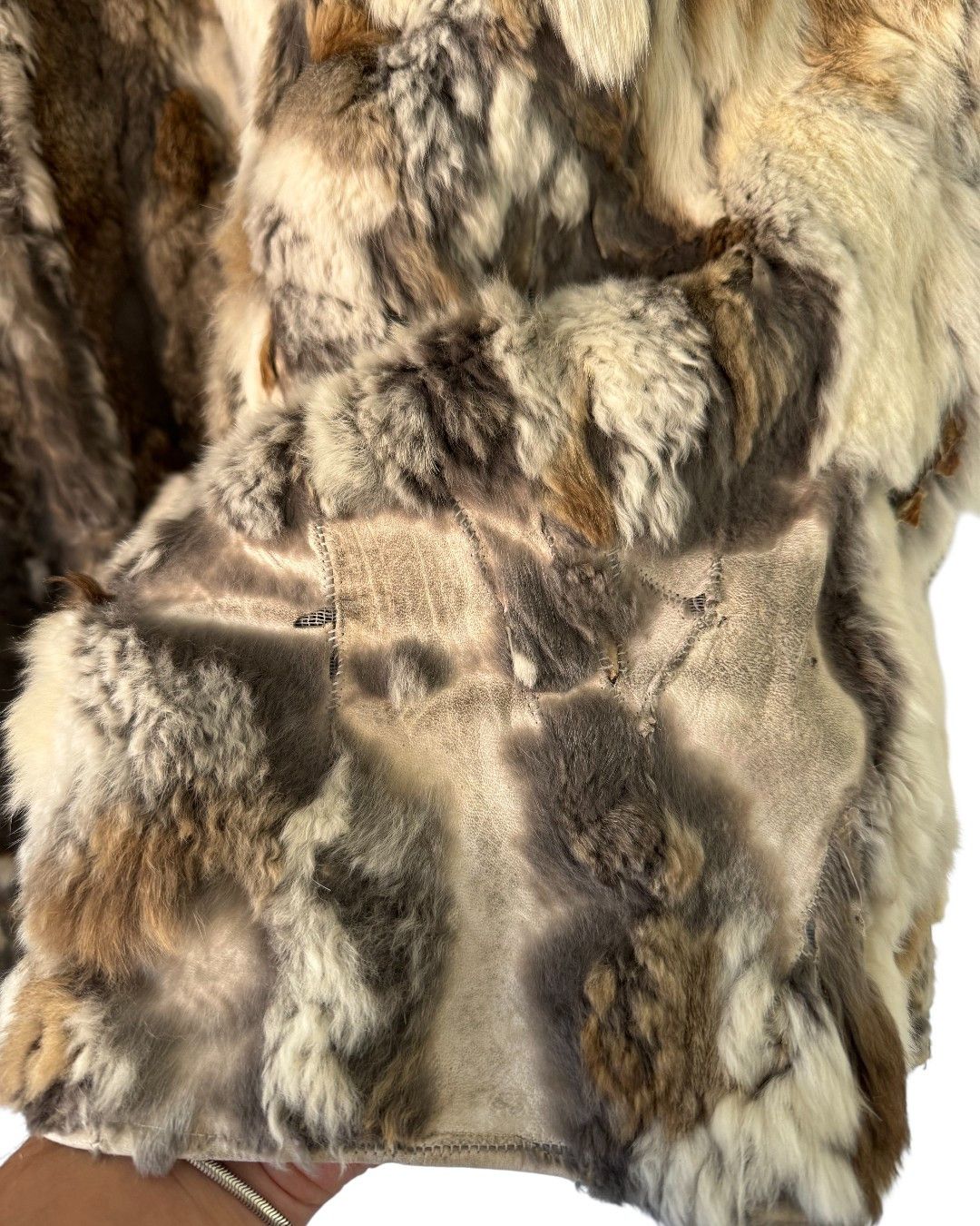 Roberto Cavalli F/W 2003 Runway Rabbit Fur Army Coat Size US S / EU 44-46 / 1 - 8 Thumbnail