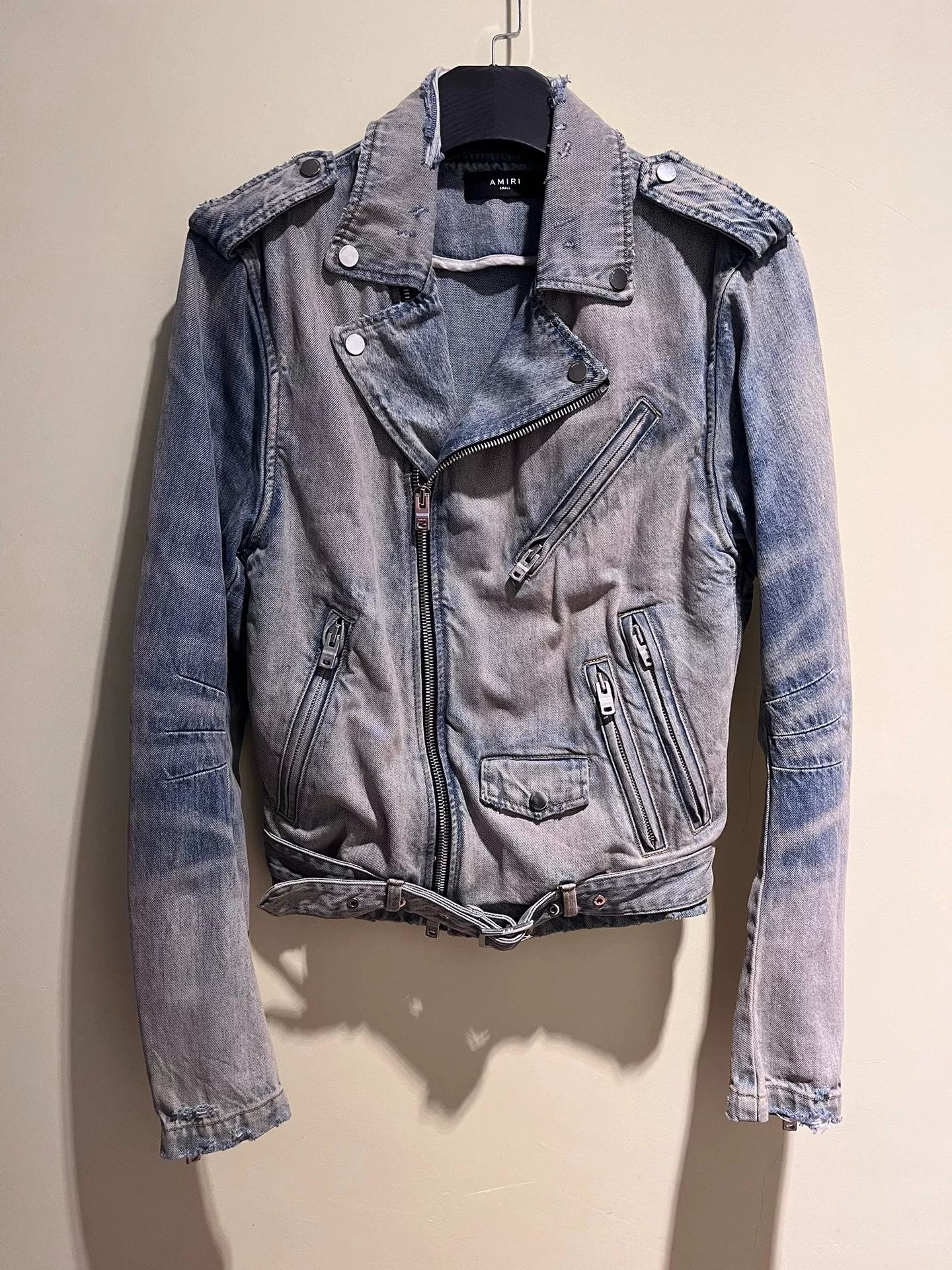 Amiri amiri blue motorcycle jacket size S Size US S / EU 44-46 / 1 - 1 Thumbnail