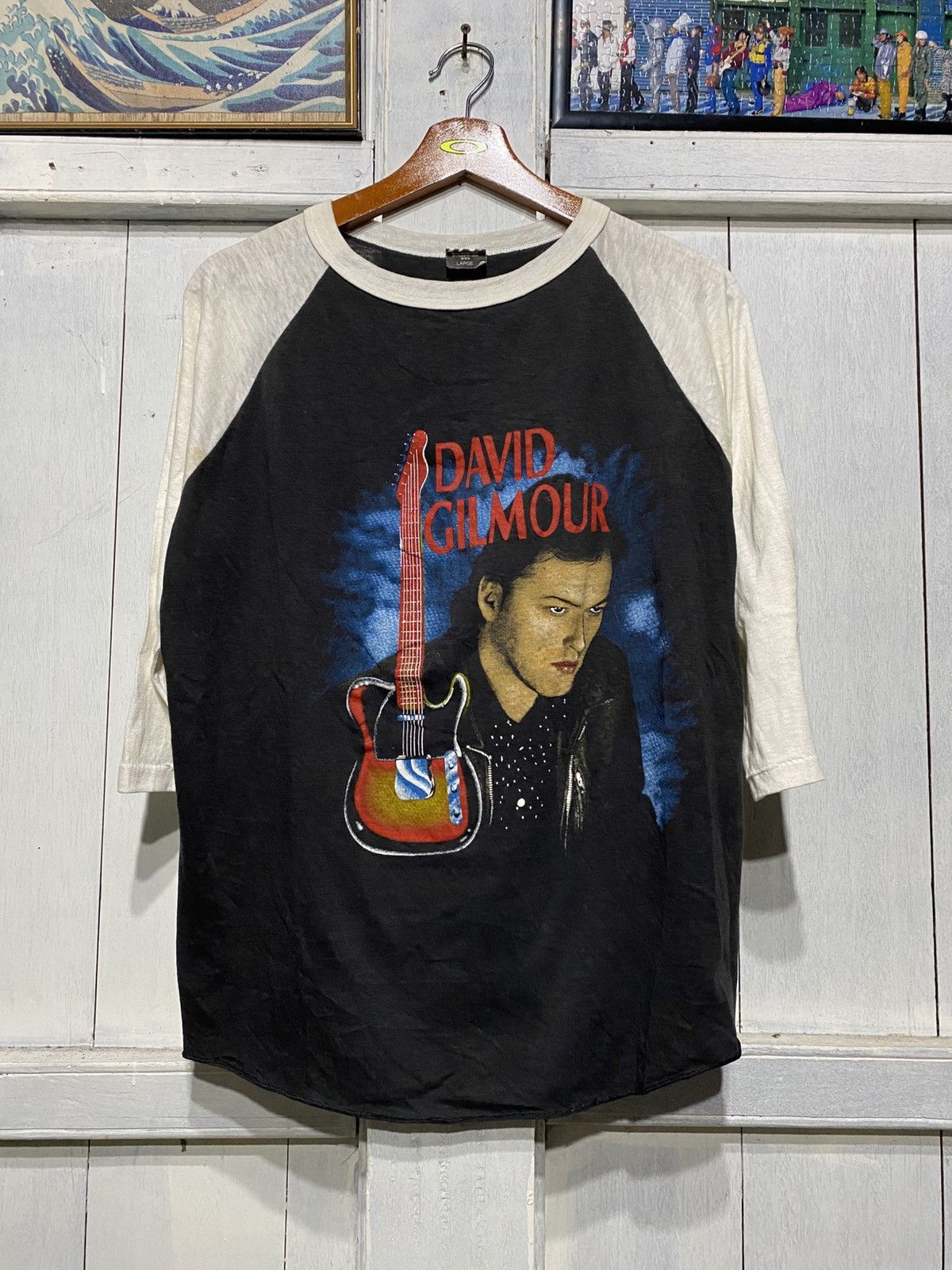 Vintage David Gilmour Tour 84's Raglan Tee