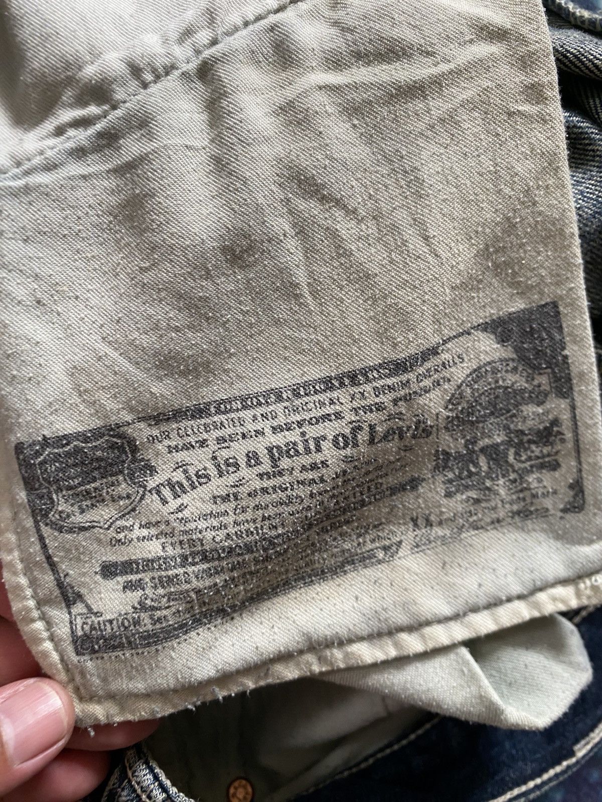 Levi's Levi's 501 Original Distressed Denim Jeans - Japan Release Size US 30 / EU 46 - 9 Thumbnail