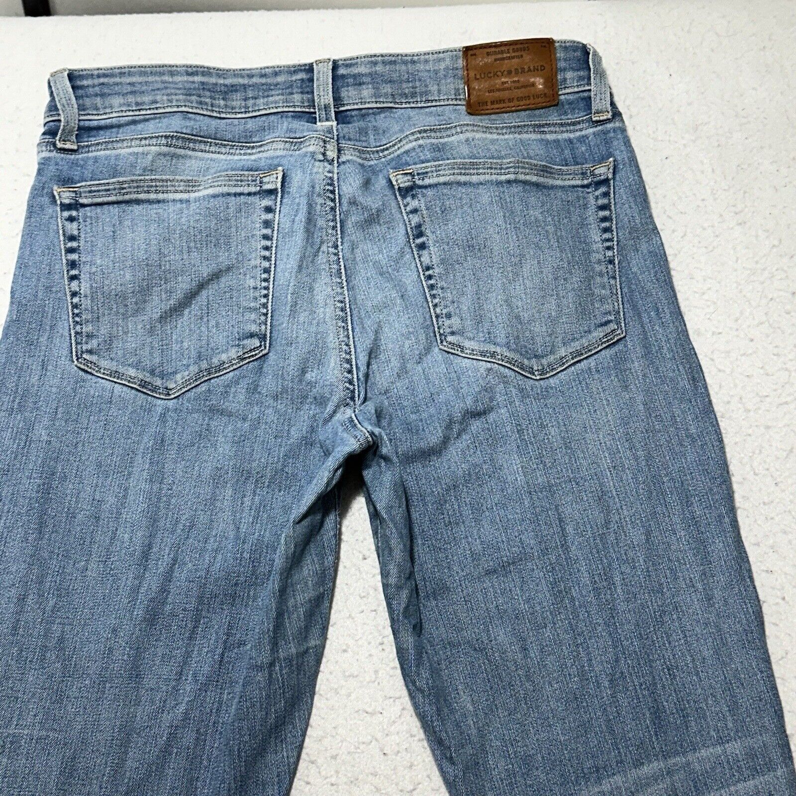 Lucky Brand Lucky Brand 6 / 28 Skinny Mid Rise Blue Stretch Jeans 30x29 Size 28" / US 6 / IT 42 - 7 Thumbnail