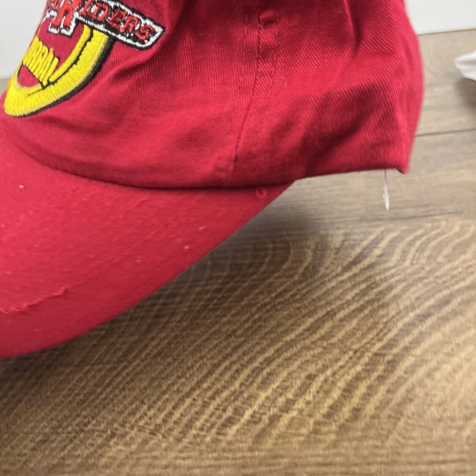 Other Frisco Rough Riders Hat Corral Red Cap Adjustable Hat Red Ad Size ONE SIZE - 7 Thumbnail