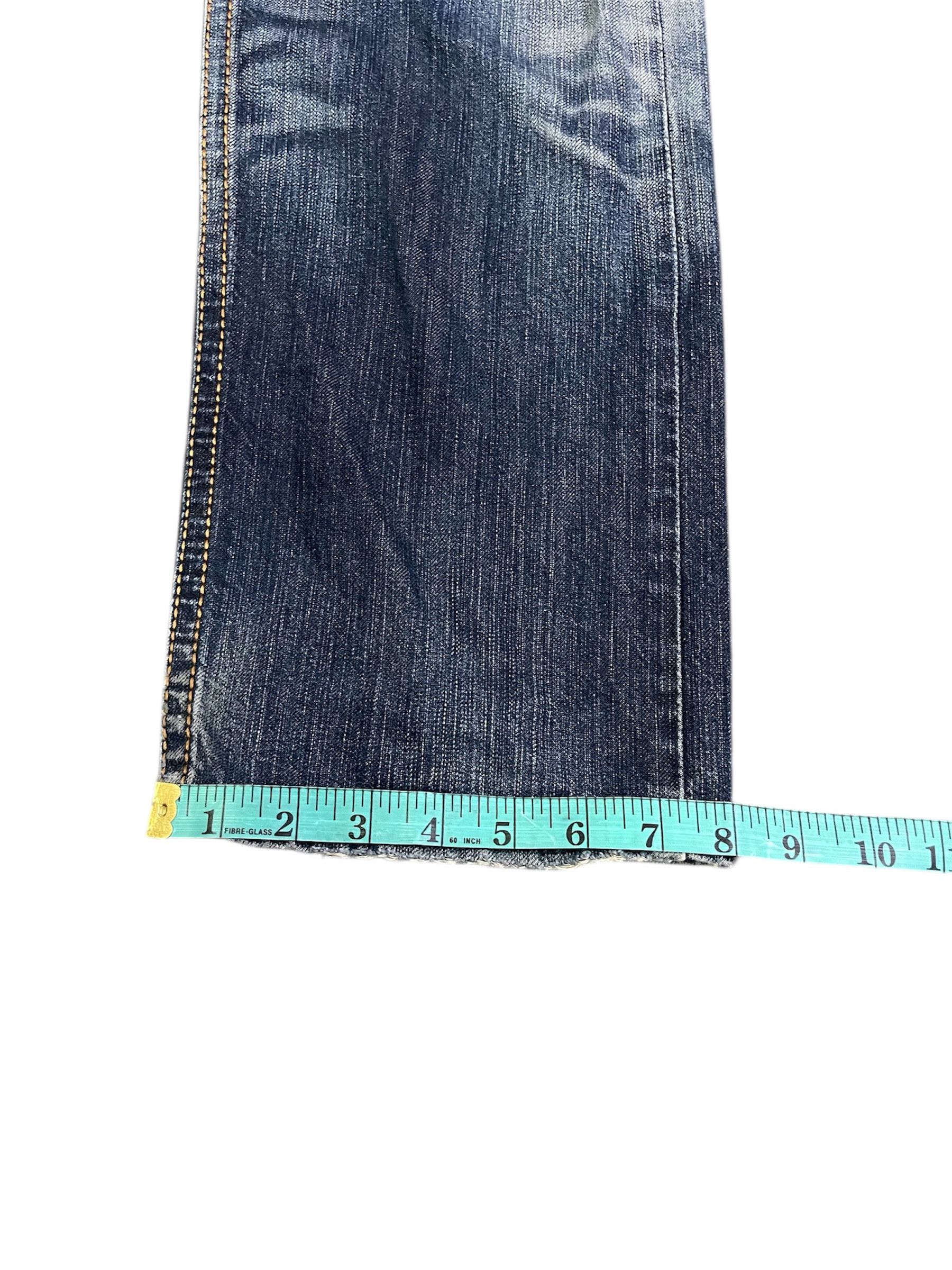 Edwin Edwin 423XVS Distressed Style Aztec Slim Straight / Tappered Size US 35 - 16 Thumbnail