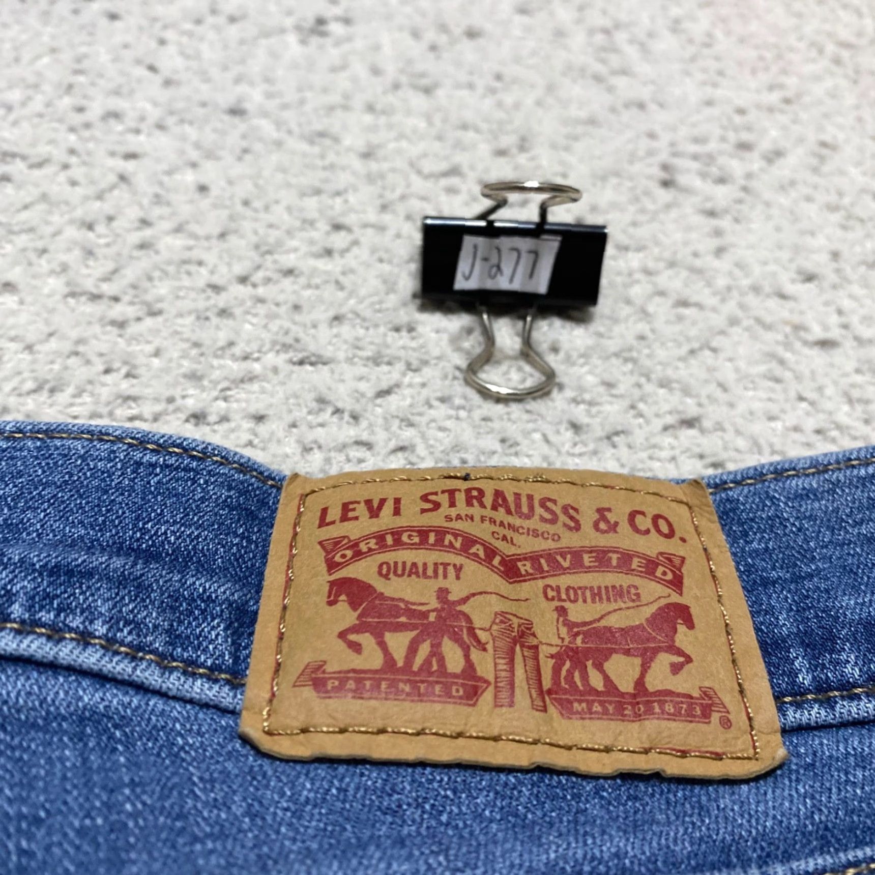 Levi's Levi's Jeans Women Mid Rise Straight 5-Pocket Denim Blue XS-XL Medium Wash 31in Inseam Size 29" - 3 Thumbnail