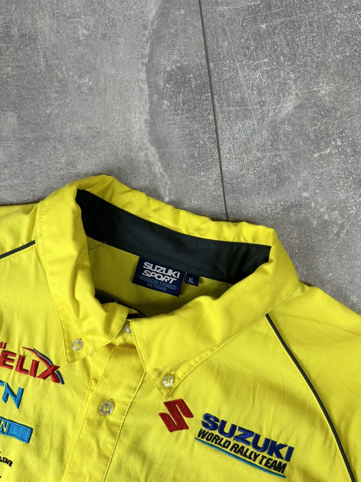 Other Suzuki World Rally Team Sport Yellow Shirt Button Up Size US XL / EU 56 / 4 - 5 Thumbnail