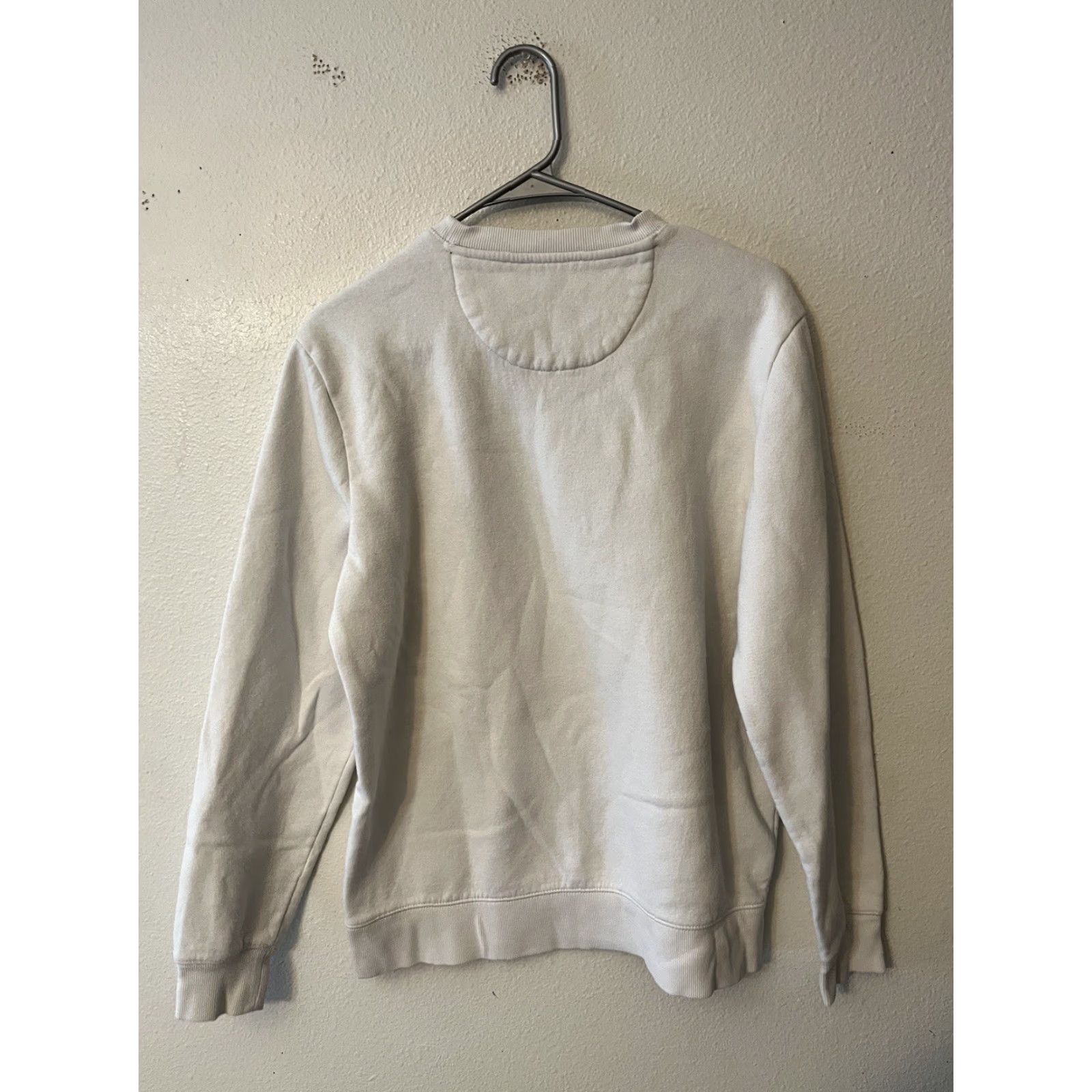 Calvin Klein Calvin Klein Sweatshirt Unisex Medium White Crew Neck Long Sleeve Graphic Print Logo Size US M / EU 48-50 / 2 - 3 Thumbnail