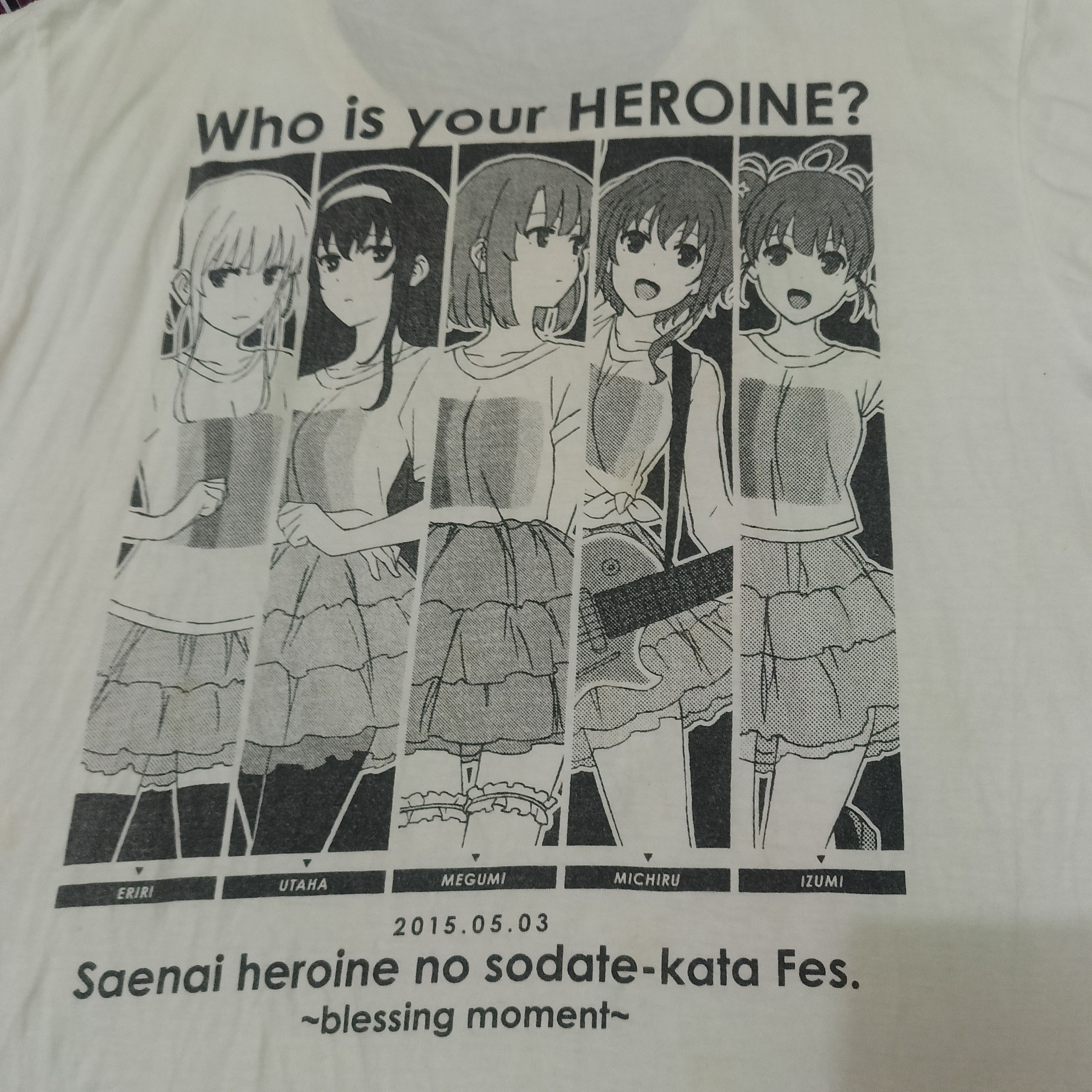 Anime × Cartoon Network × Japanese Brand Anima Japan Who is Your Heroine blessing moment tee Size US M / EU 48-50 / 2 - 2 Thumbnail