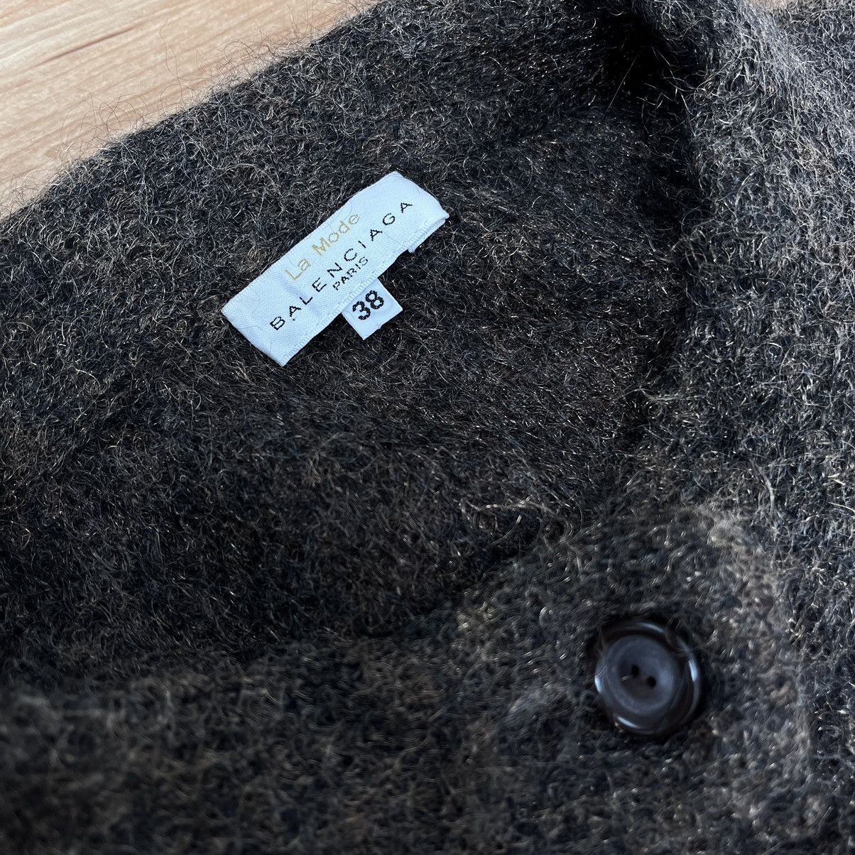 Balenciaga La Mode Balenciaga Paris Cardigan Mohair Knitwear Size M / US 6-8 / IT 42-44 - 6 Thumbnail