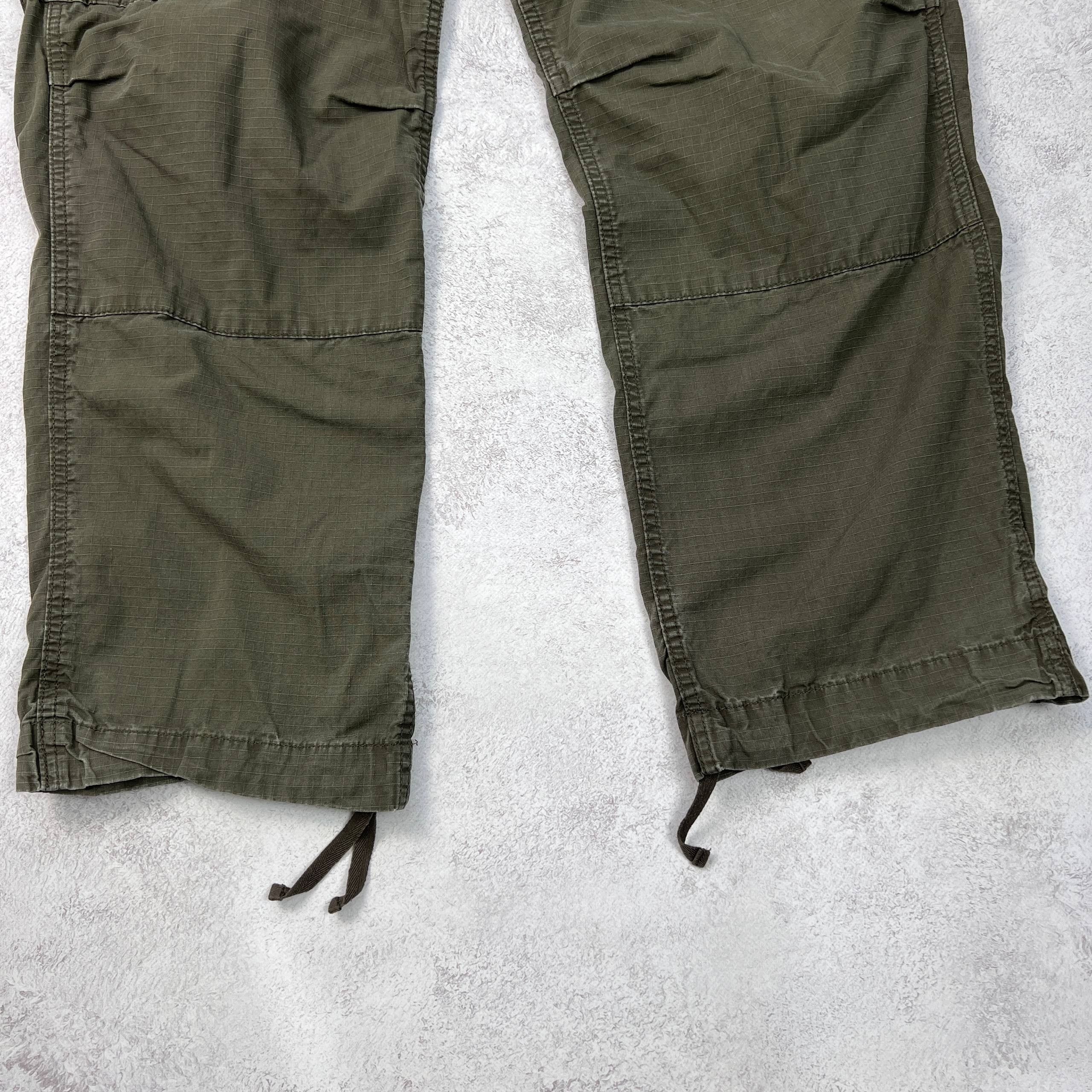 Carhartt Wip Carhartt WIP Regular Cargo Pants Ripstop Olive Green Men's Size US 40 / EU 56 - 4 Thumbnail