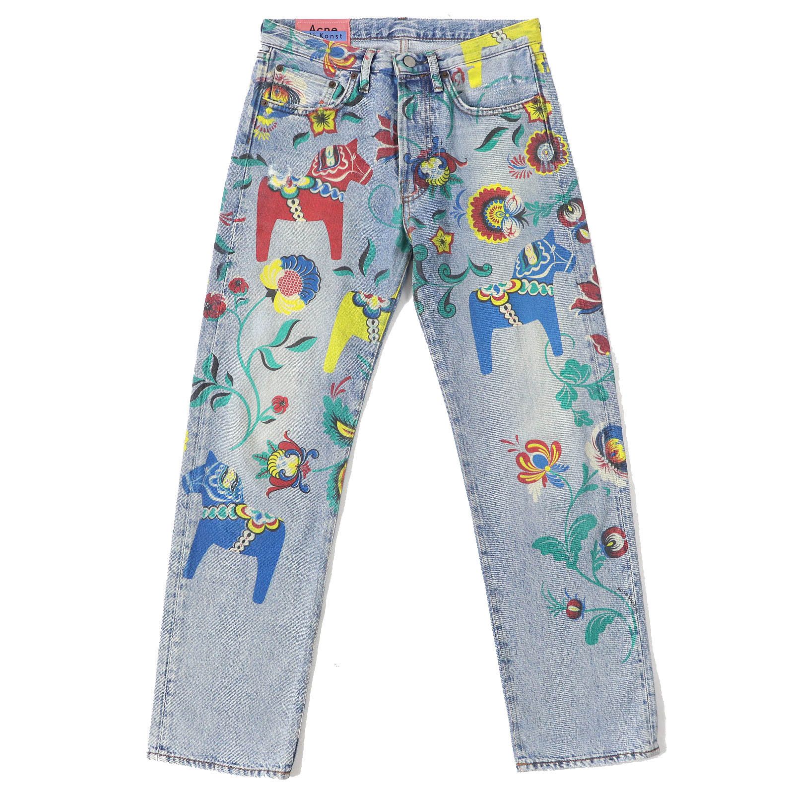 Acne Studios Acne Studios Acne Studios Bla Konst Cotton Denim Pants Cotton Jeans Size ONE SIZE - 1 Thumbnail
