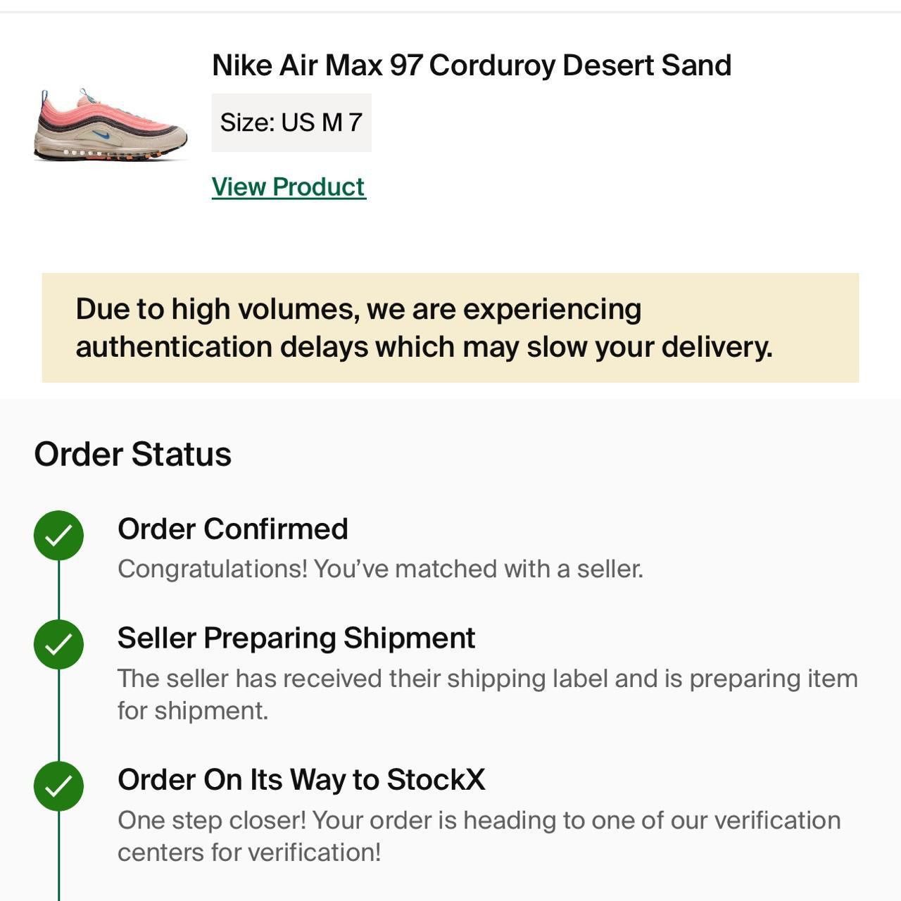 Nike Nike Air Max 97 Corduroy Desert Sand Size US 9 / IT 39 - 6 Thumbnail