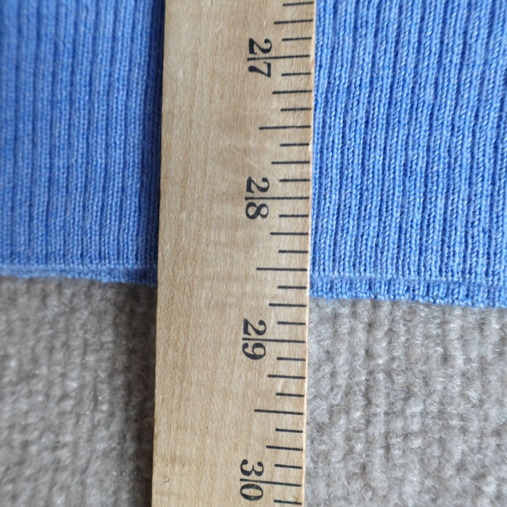 Vintage Blanq Azul Sweater Men Large Blue V-Neck Alpaca Knit Pullover Size US L / EU 52-54 / 3 - 6 Thumbnail