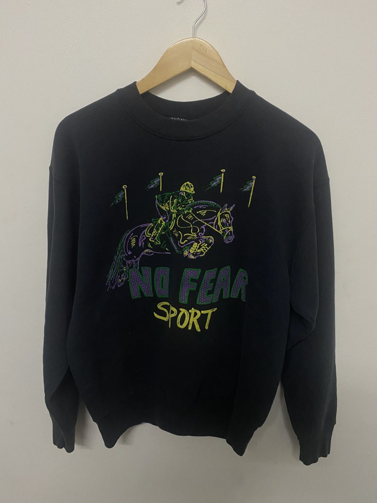 Fruit Of The Loom Vintage No Fear Sport Sweatshirt Size US M / EU 48-50 / 2 - 1 Thumbnail