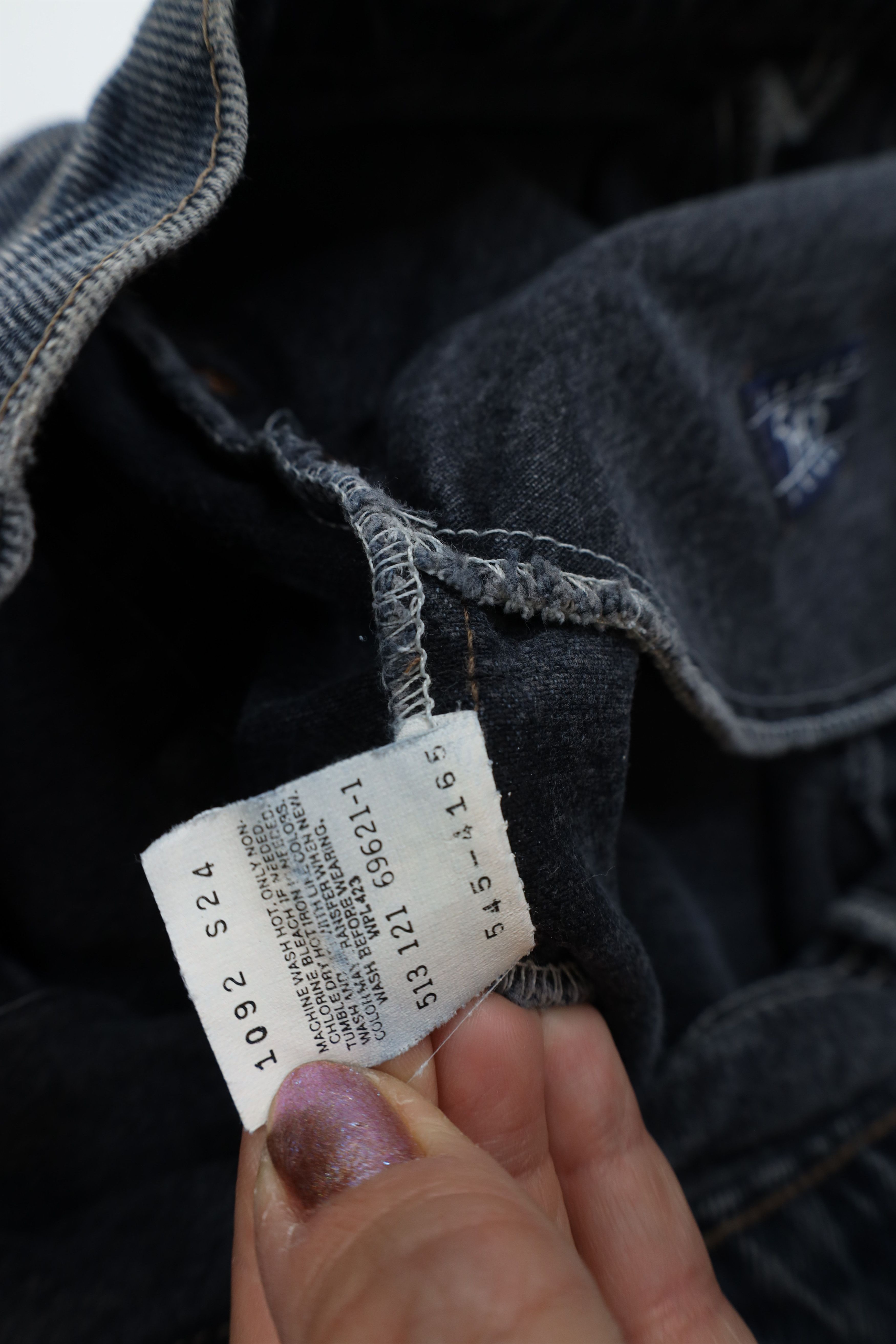 Levi's Vintage 80s 90s Levis 545 Loose Denim Jeans Dark Blue USA Size US 33 - 10 Thumbnail