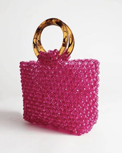 & Other Stories & Other Stories Circle Handle Beaded Bag Bucket Bag Size ONE SIZE - 1 Thumbnail