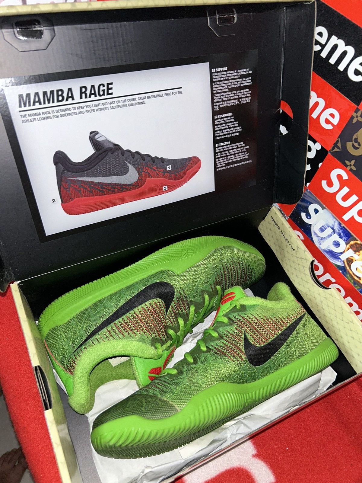 Nike Nike Mamba Rage 'Grinch' - 908972-300 size 10.5 with box Size US 10.5 / EU 43-44 - 12 Thumbnail