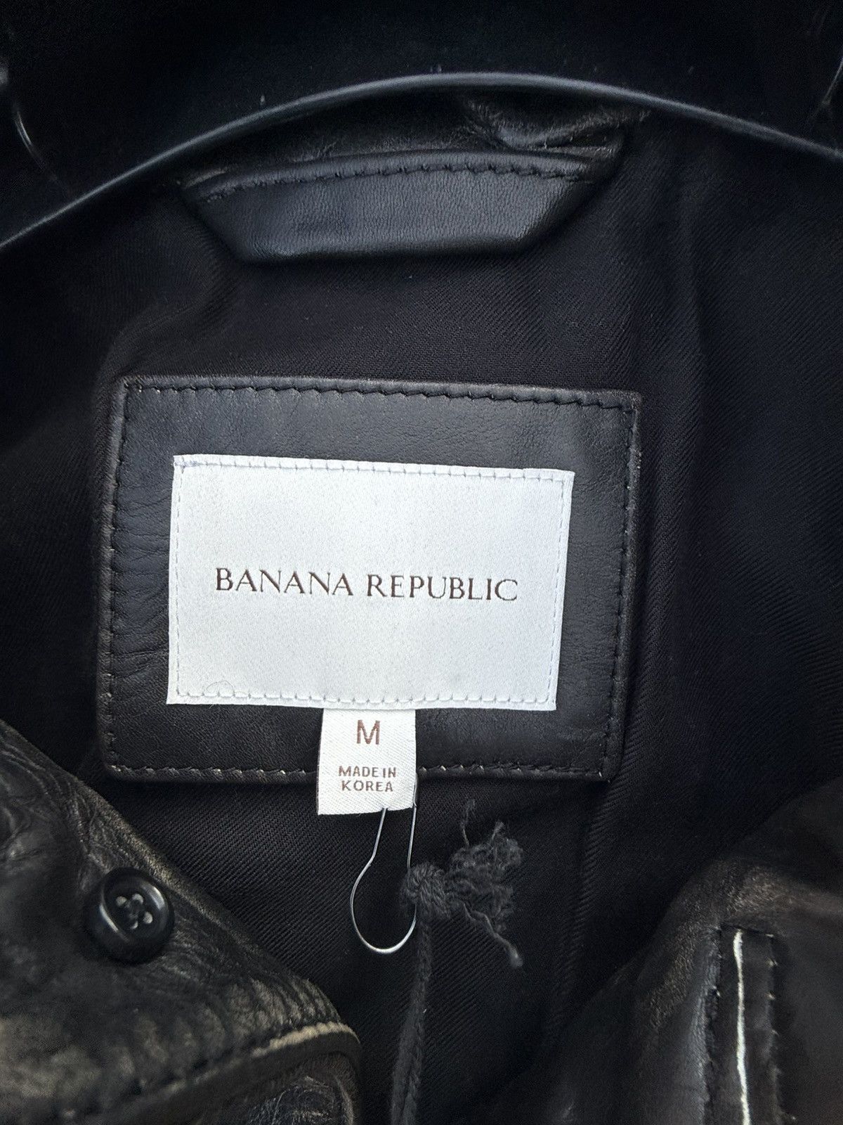 Banana Republic Banana republic leather jacket Size US M / EU 48-50 / 2 - 2 Thumbnail