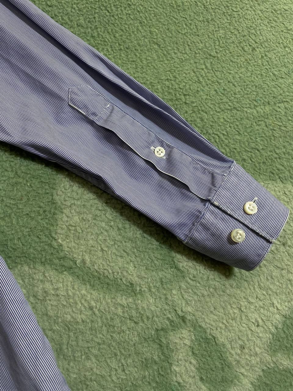 Hugo Boss × Vintage HUGO BOSS Shirt Striped Long Sleeved Light Cotton Size US M / EU 48-50 / 2 - 17 Thumbnail