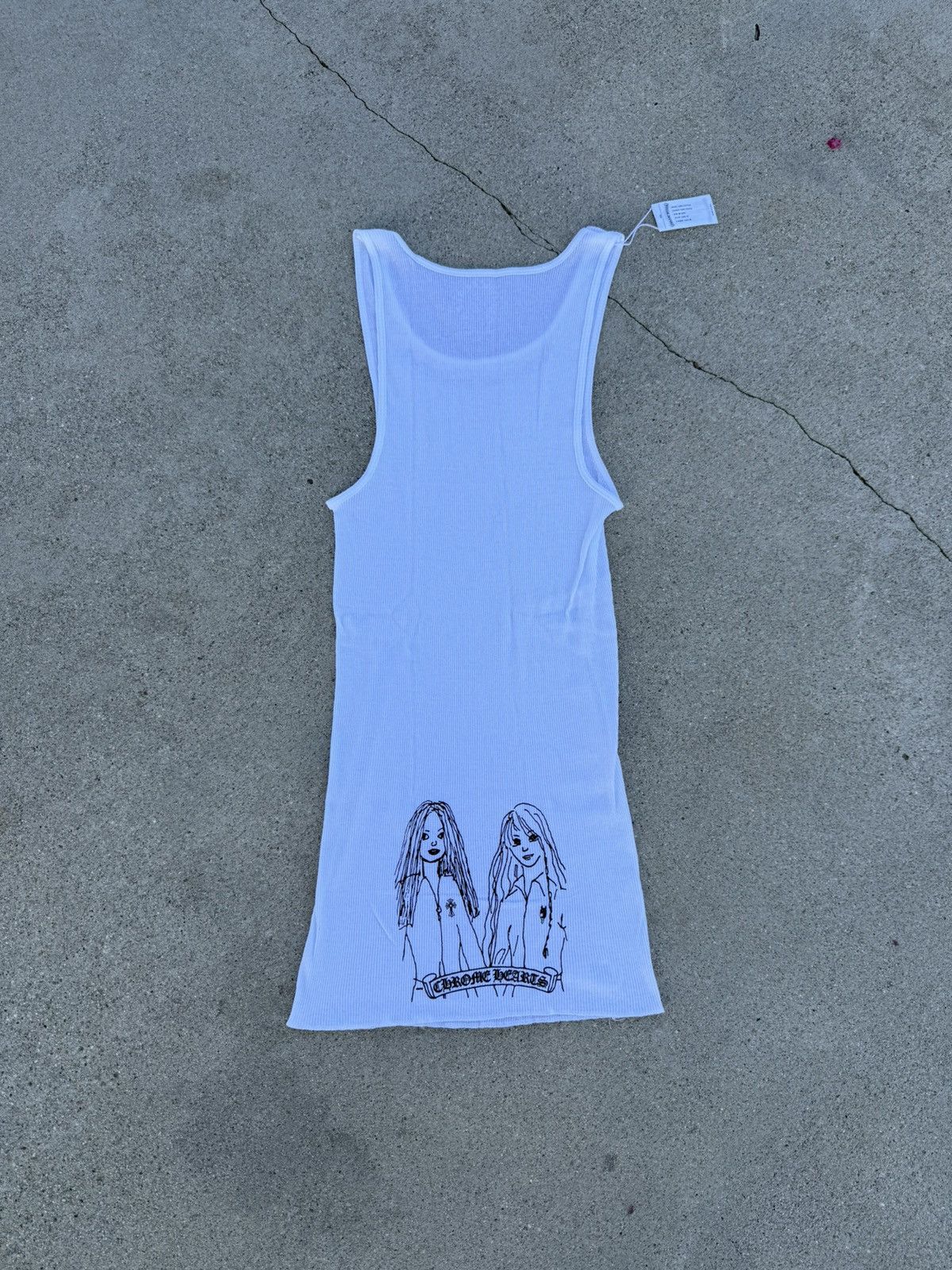 Chrome Hearts Rare Chrome Hearts Tank Top “Two Girls One Cup” Size US L / EU 52-54 / 3 - 1 Thumbnail