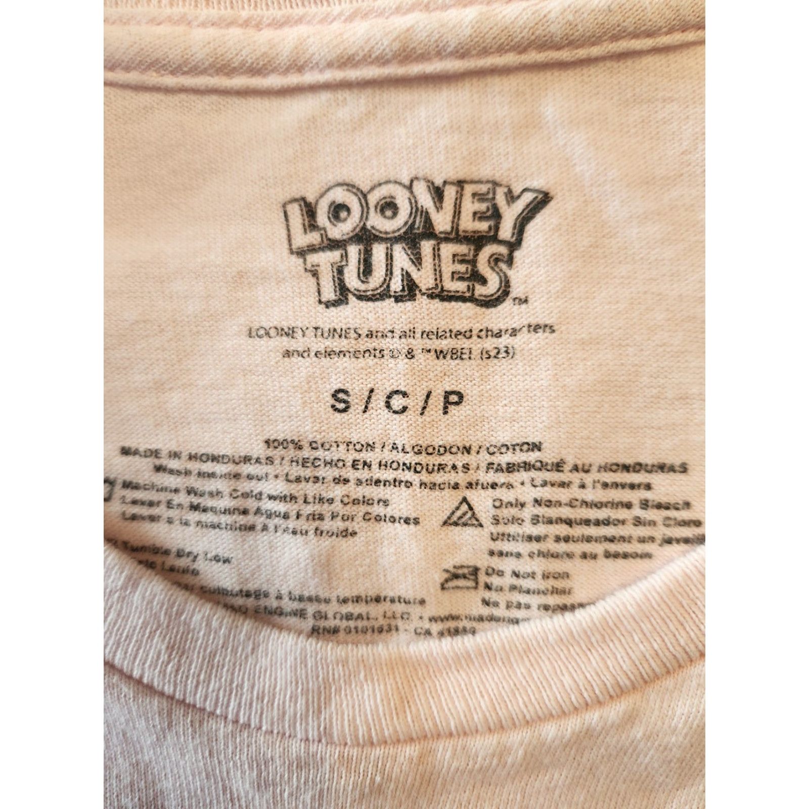 Vintage Looney Tunes Group Shot Lineup Front And Back Pink T Shirt Size Small Size US S / EU 44-46 / 1 - 3 Thumbnail