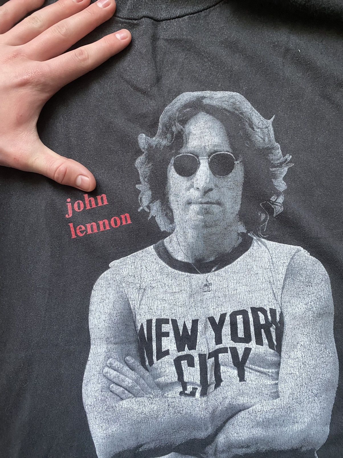 Band Tees × Vintage Vintage 1996 John Lennon Concert T-shirt Size US L / EU 52-54 / 3 - 3 Thumbnail