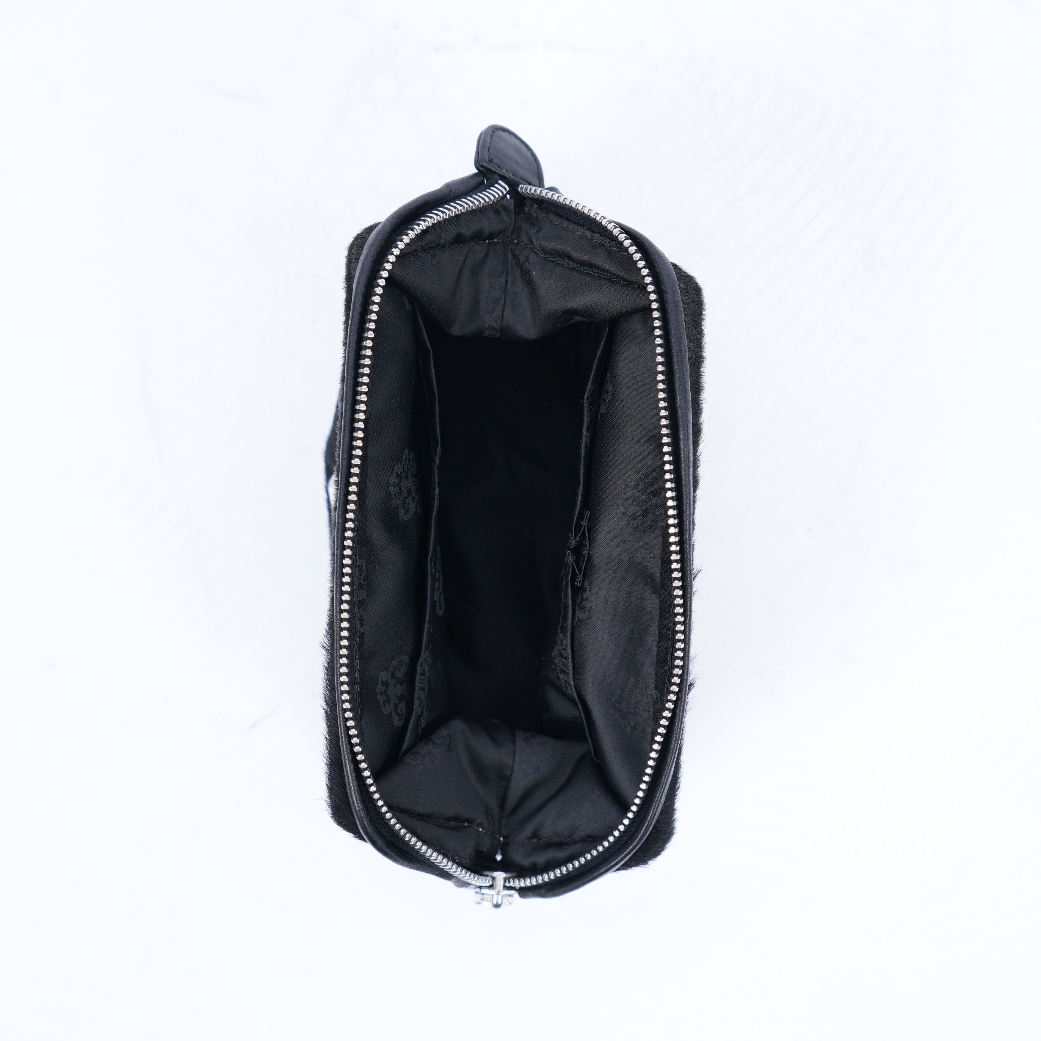 Chrome Hearts CHROME HEARTS PONY HAIR PATCH COSMETIC BAG Size ONE SIZE - 6 Thumbnail