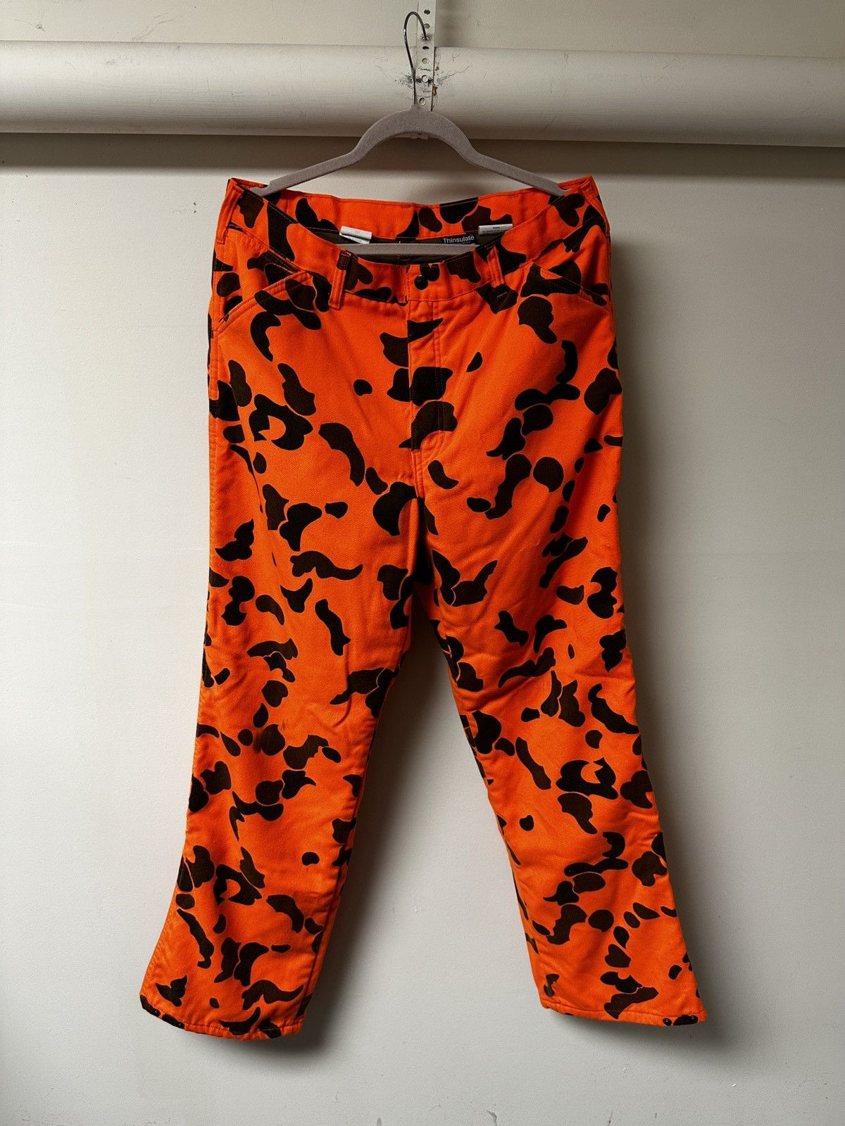 Vintage Vintage 1994 Orange Camo Thinsulate Pants Size US 36 / EU 52 - 1 Thumbnail