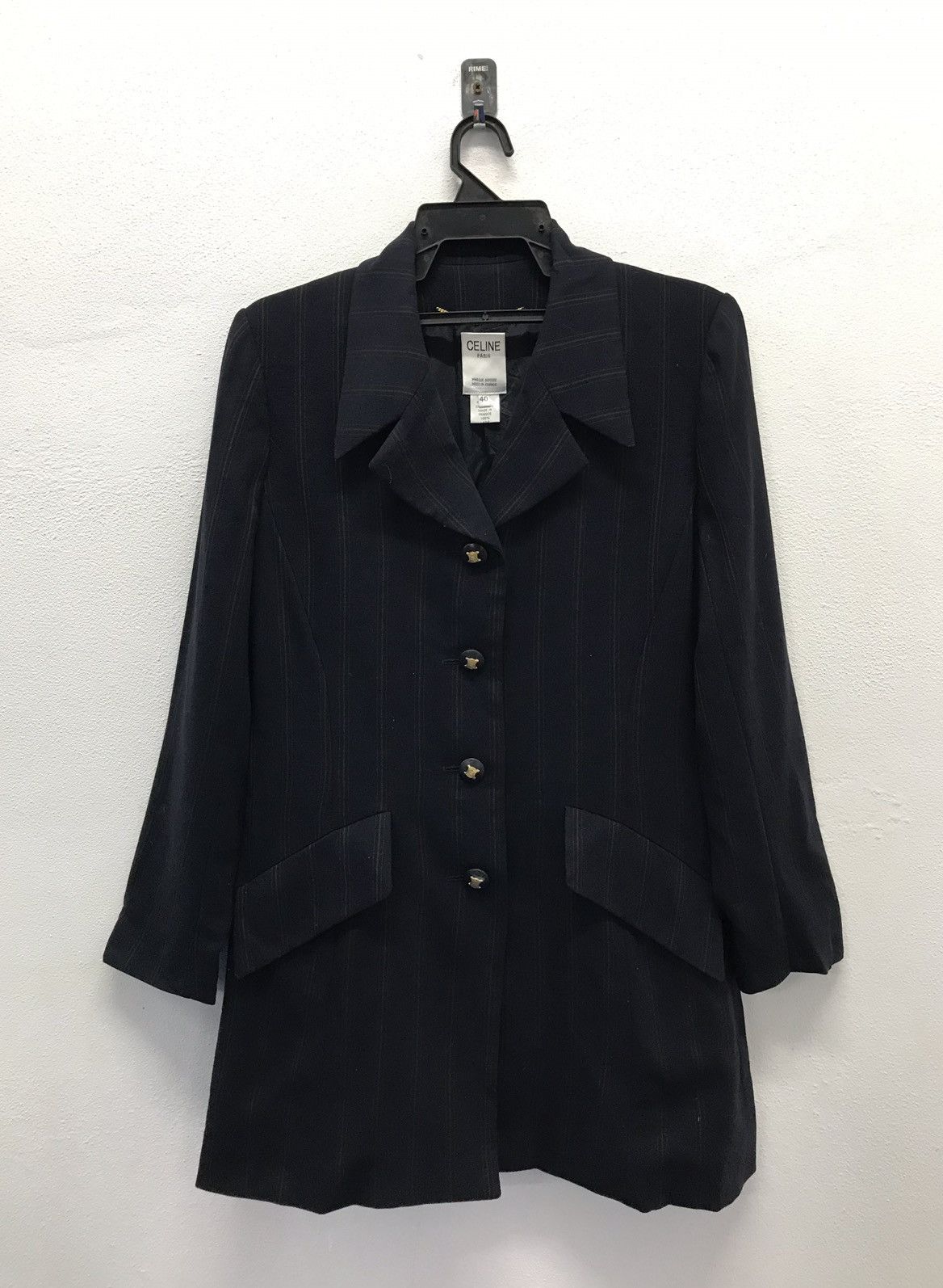 Celine Vintage Celine Made In France Laine Wool Lana Jacket Size US M / EU 48-50 / 2 - 1 Thumbnail