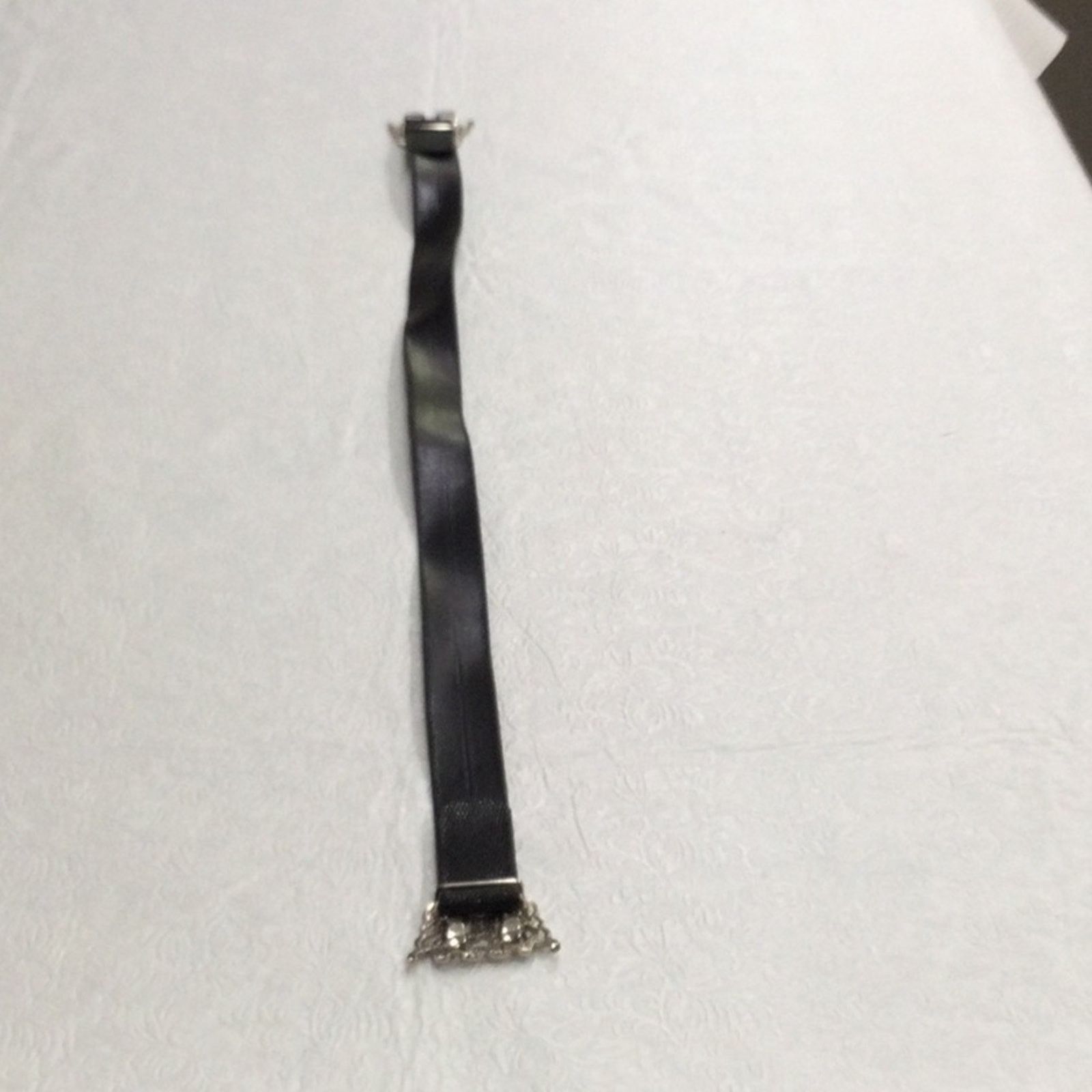 Other Black Belt w/Silver Plated Art Decor Buckle 32 Inches Size ONE SIZE - 14 Thumbnail