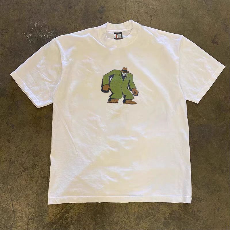 Vintage Casual retro cartoon giant print white tee Size US M / EU 48-50 / 2 - 1 Thumbnail