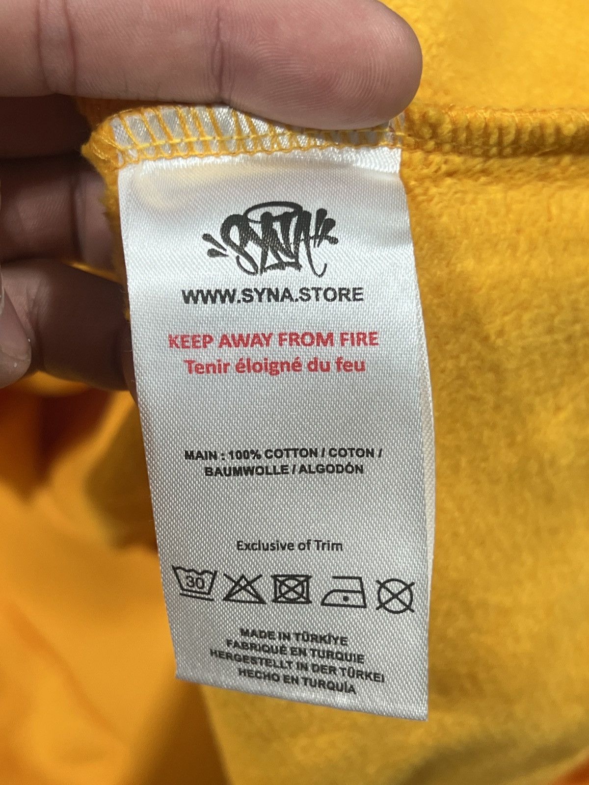 Syna World Syna Circle Orange Zip Up Hoodie Size US L / EU 52-54 / 3 - 8 Thumbnail