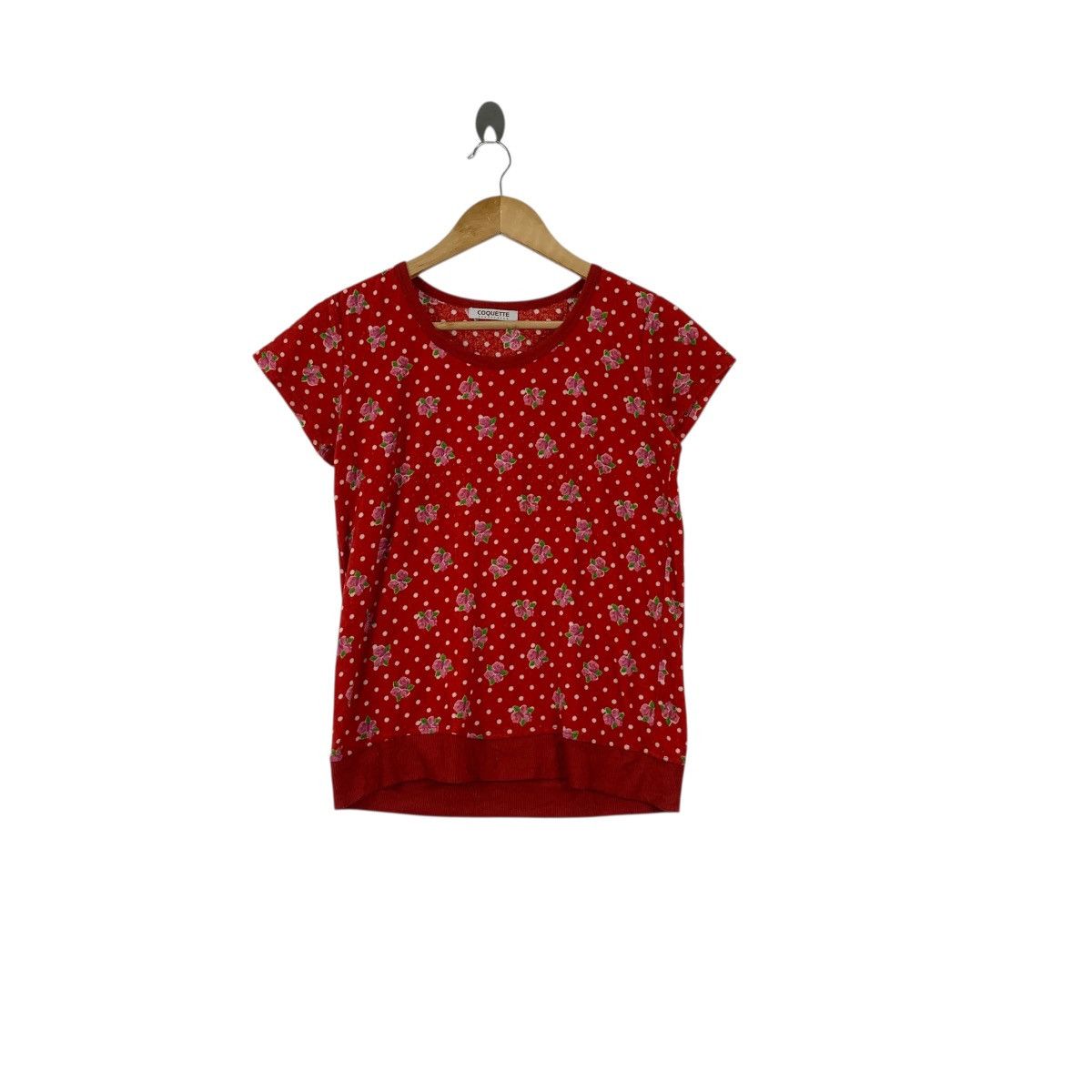 Other COQUETTE PARIS FLORAL Over Print Tee Shirt Blouse Top Size M / US 6-8 / IT 42-44 - 1 Thumbnail